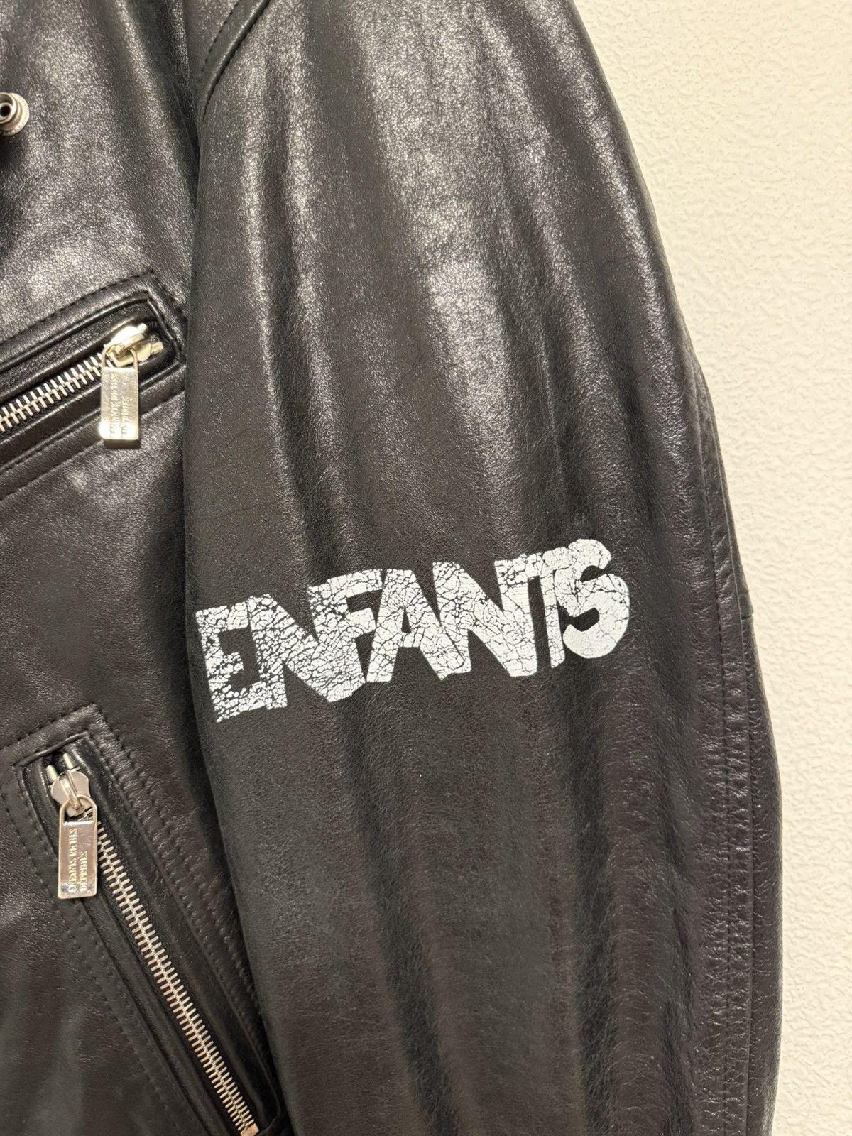 Enfants Riches Deprimes Bad Childhood Leather Jacket Size US L / EU 52-54 / 3 - 4 Thumbnail