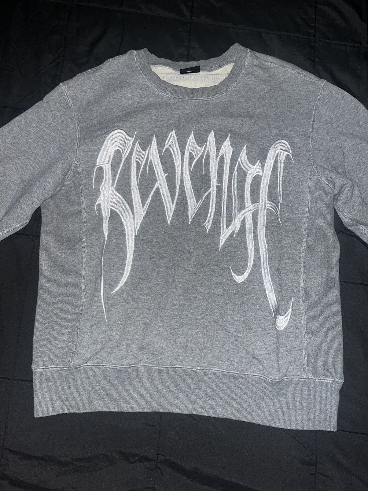 Revenge Logo grey revenge crewneck Size US S / EU 44-46 / 1 - 1 Thumbnail