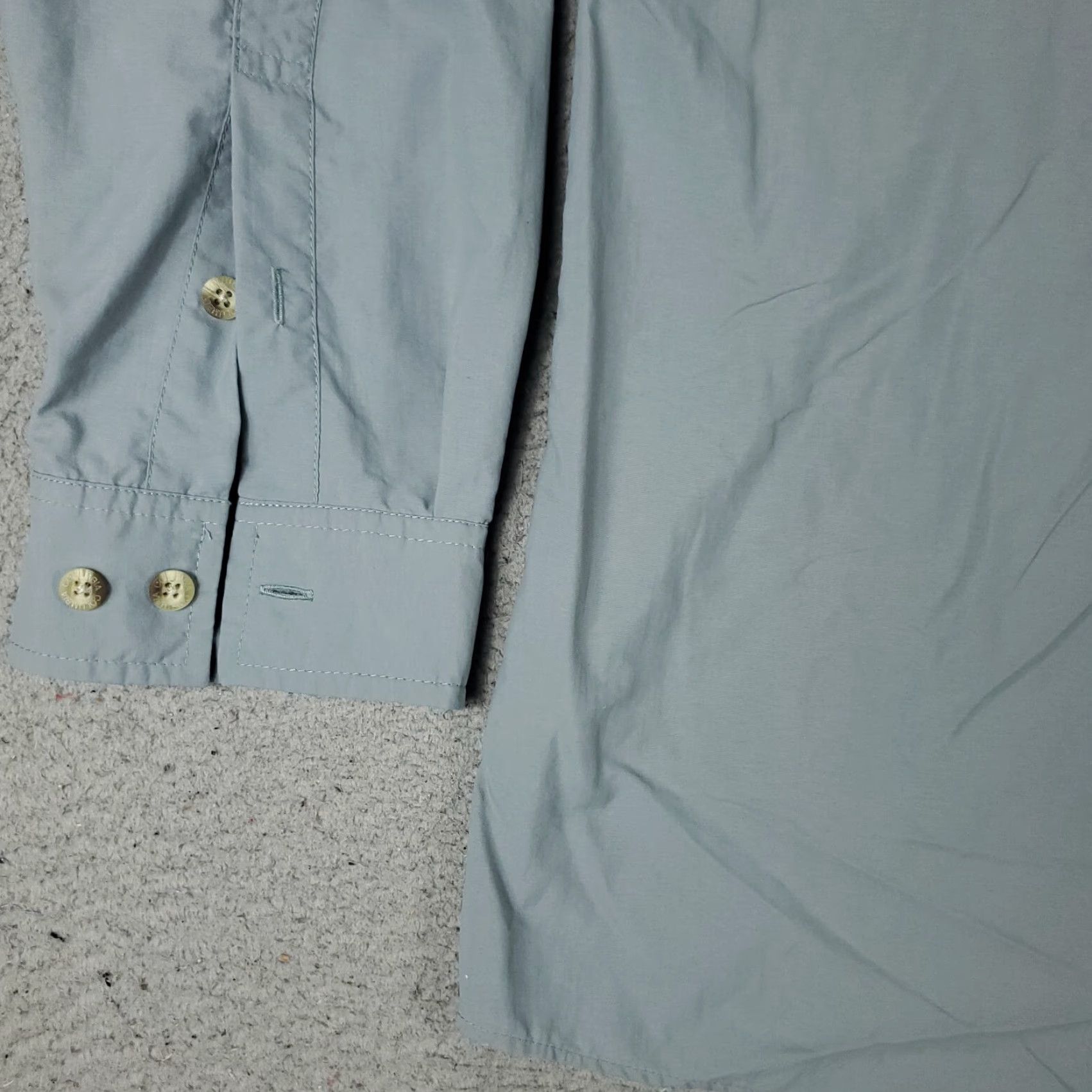 Vintage Columbia Shirt Mens XL Blue Nylon Vented Fishing Button Up Long Sleeve Size US XL / EU 56 / 4 - 3 Thumbnail