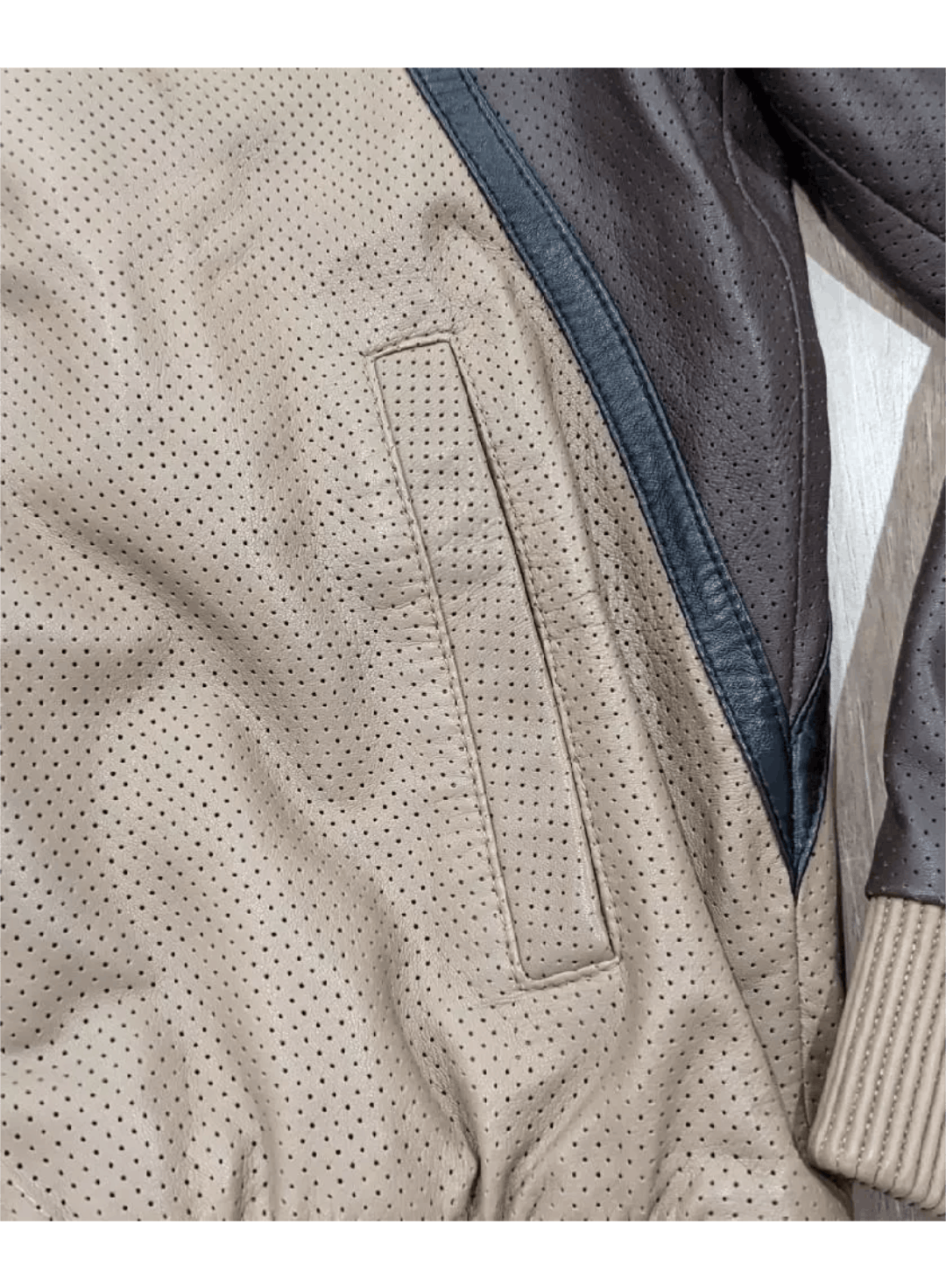 Just Don JUST DON "Dealers" Two Tone Leather Bomber Jacket Brown XL Size US XL / EU 56 / 4 - 3 Thumbnail