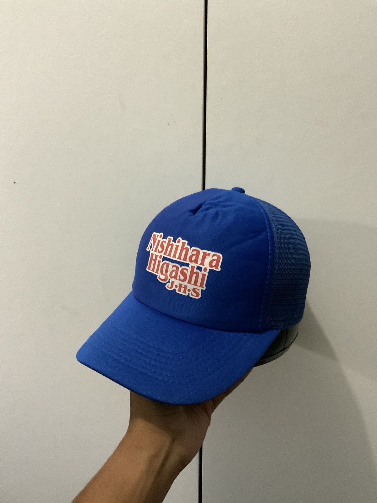 Japanese Brand Nishihara Higashi J.H.S Blue Trucker Hat Cap Size ONE SIZE - 1 Thumbnail