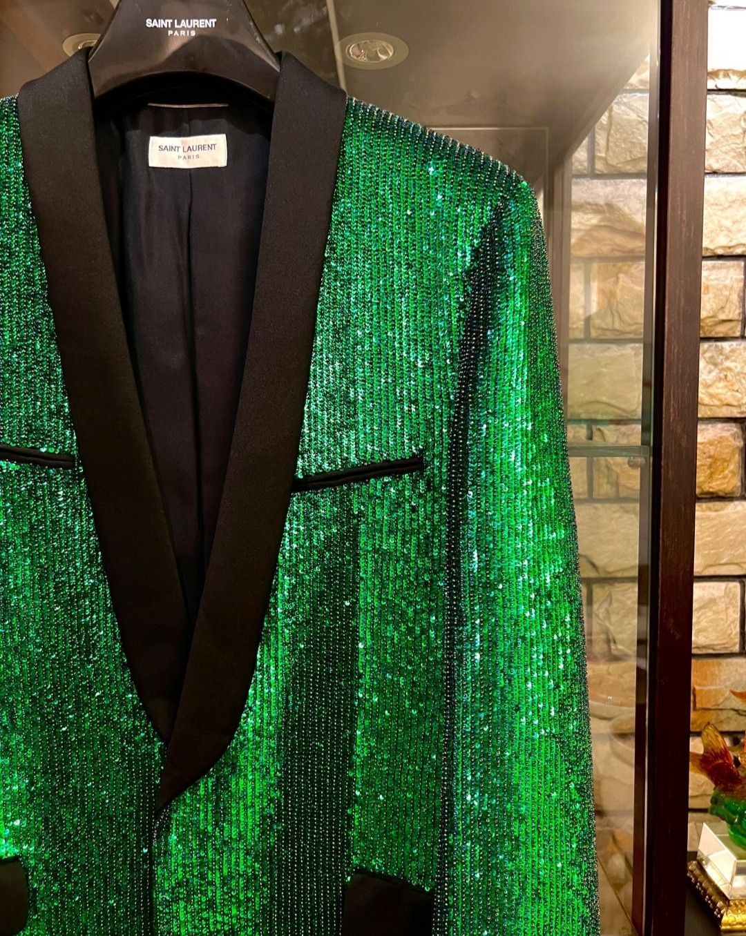 Saint Laurent Paris saint laurent Colorful Beads Green Scale Suit-2505 Size US M / EU 48-50 / 2 - 2 Thumbnail
