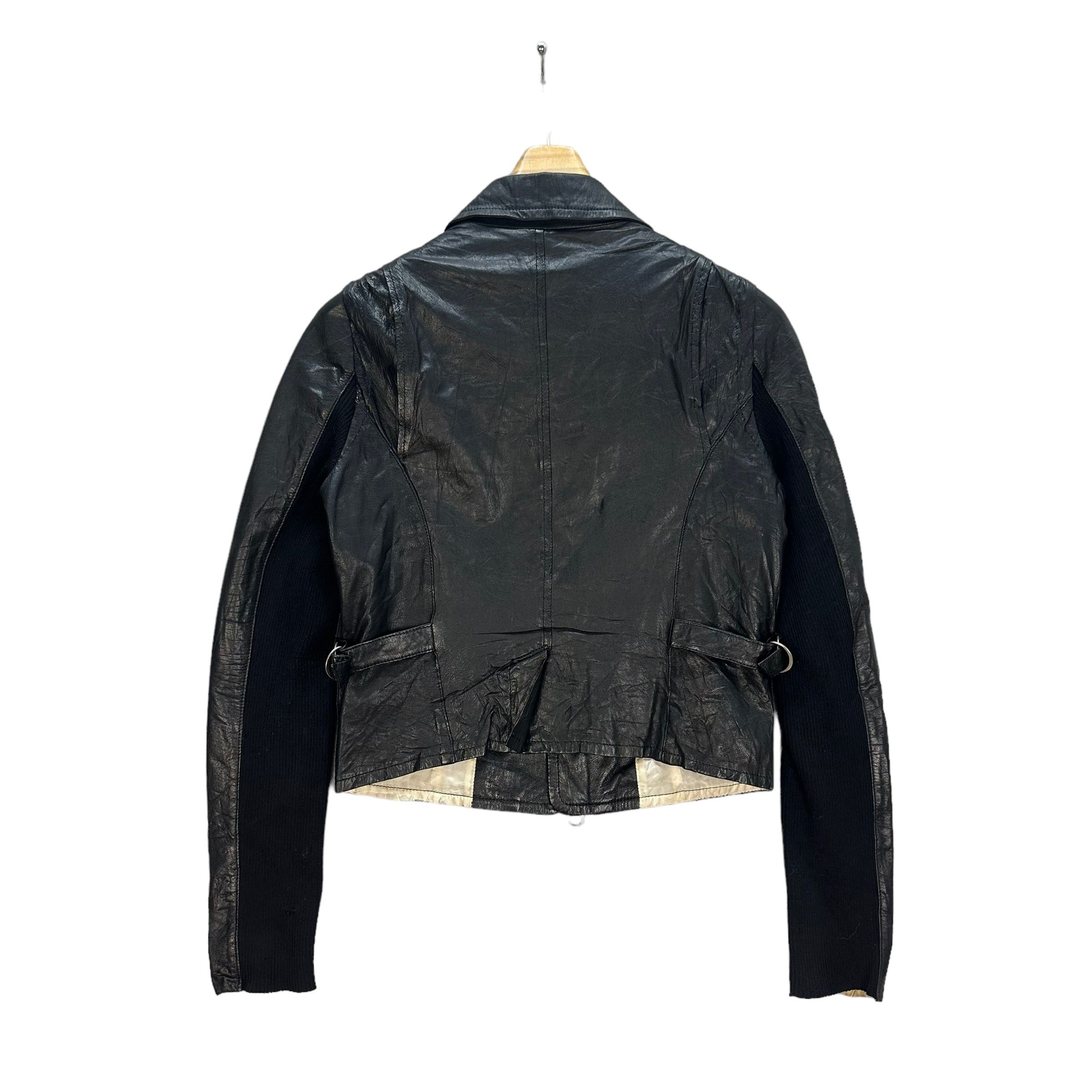 Eternal ETERNAL RISE DERLEATHER HYBRID CROPPED JACKET #7859-185 Size XS / US 0-2 / IT 36-38 - 12 Thumbnail