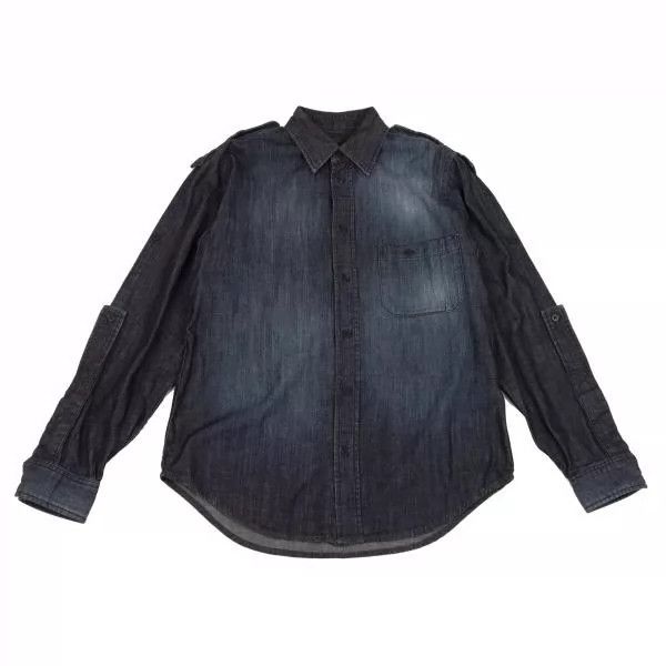 Yohji Yamamoto Yohji Yamamoto Epaulet denim shirt Size US L / EU 52-54 / 3 - 1 Thumbnail