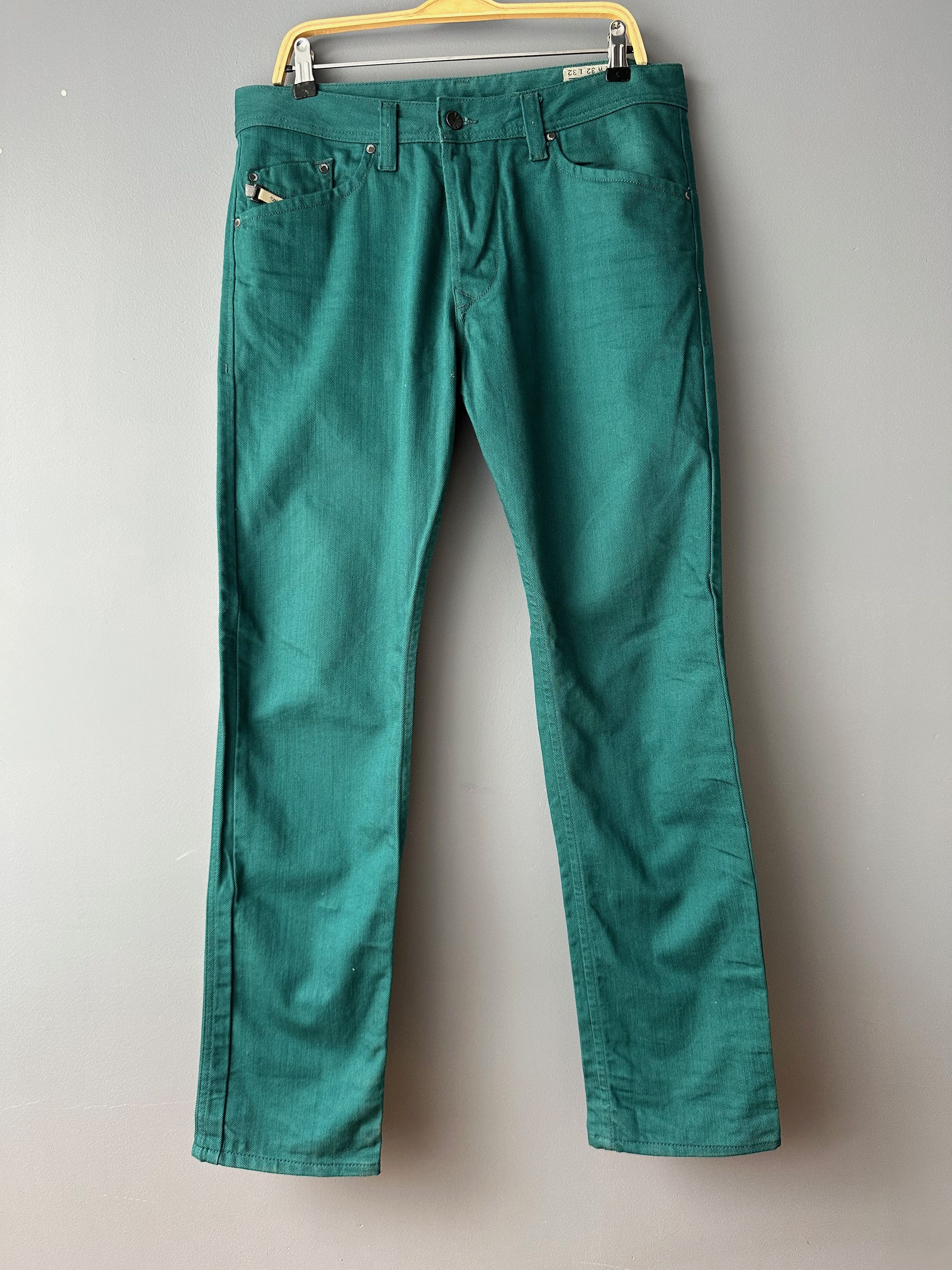 Diesel Diesel Darron 008QU Regular Slim Tapered Jeans Mens 32 x 32 Size US 32 / EU 48 - 1 Thumbnail
