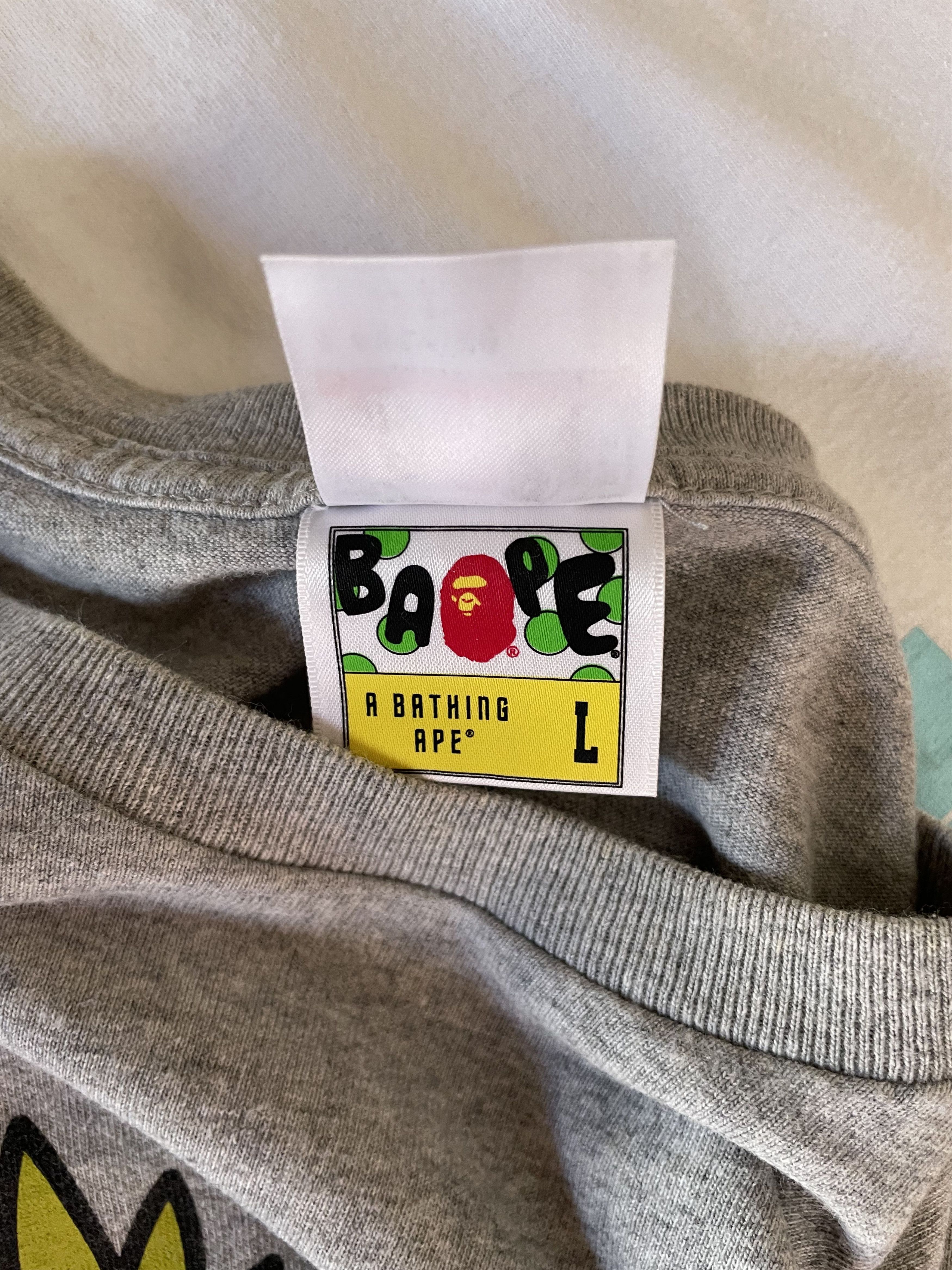 Bape × Nickelodeon Bape x Spongebob Maincast Tee Size US L / EU 52-54 / 3 - 5 Thumbnail