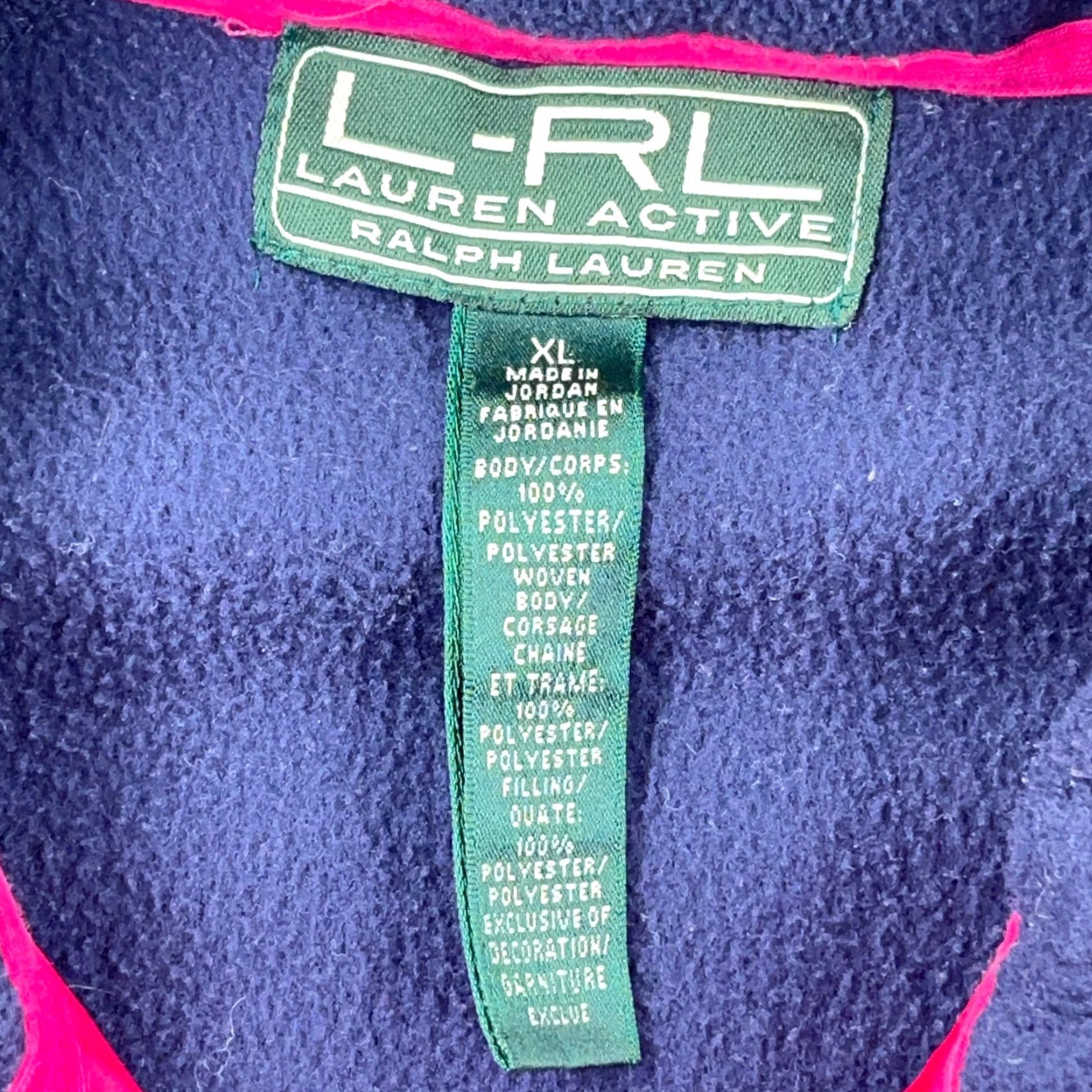 Ralph Lauren Lauren Ralph Lauren Jacket Women XL Pink Full Zip Hoodie? Size XL / US 12-14 / IT 48-50 - 3 Thumbnail