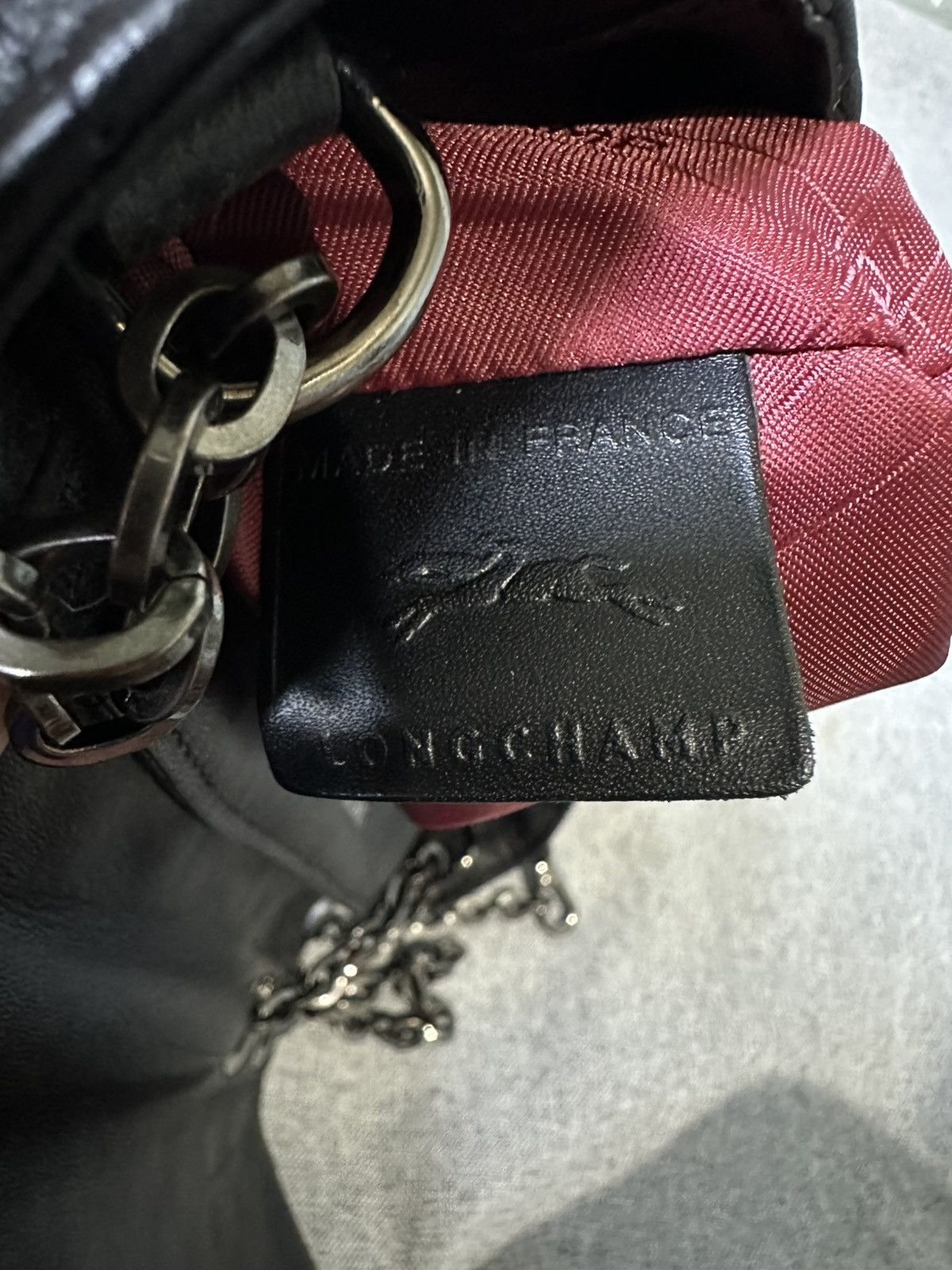 Longchamp Longchamp - Black Amazone Quilted Leather Chain Strap Bag Size ONE SIZE - 6 Thumbnail