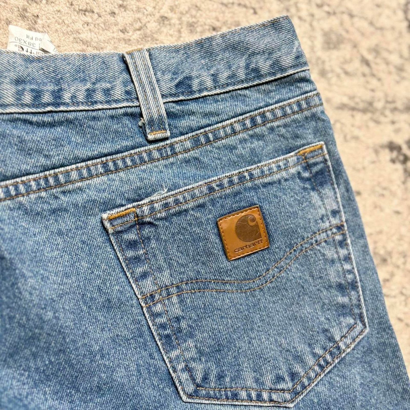 Carhartt Vintage carharrt denim workwear carpenter Size US 38 / EU 54 - 2 Thumbnail