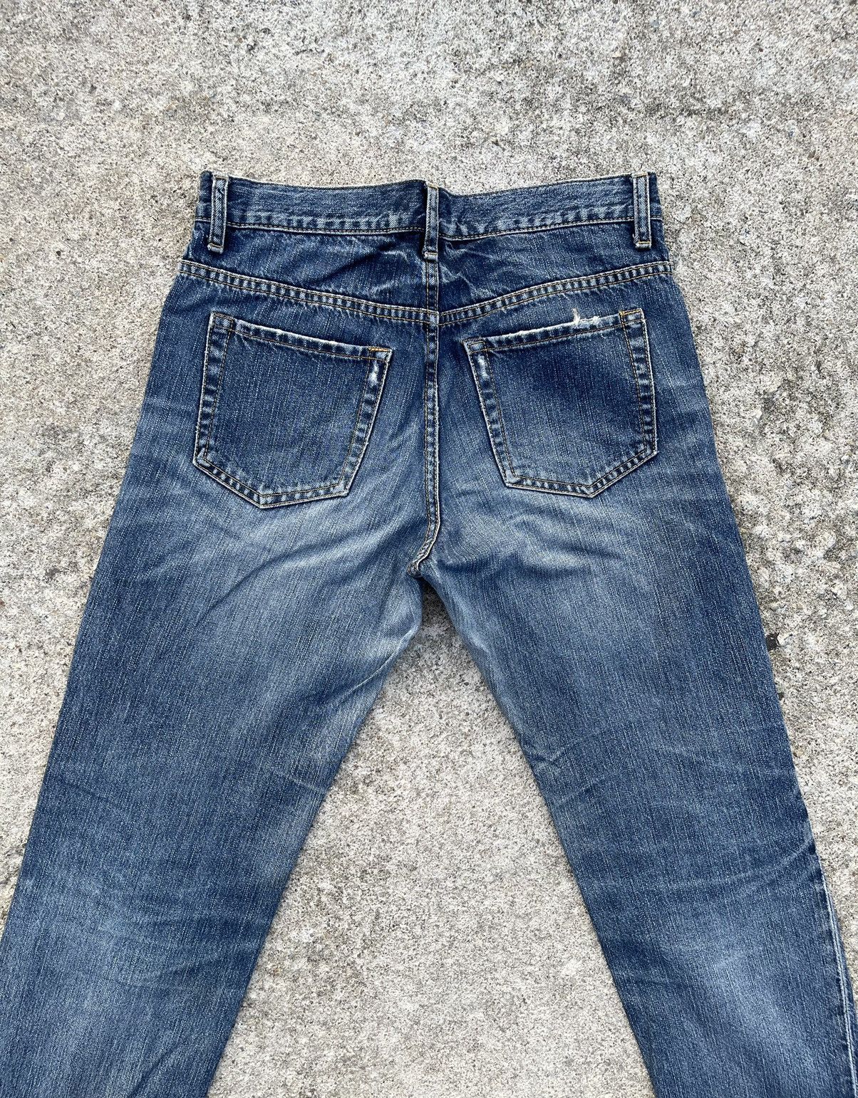 Japanese Brand 🔥 Shuca Global Work Distressed Denim Women W31🔥 Size 31" - 11 Thumbnail