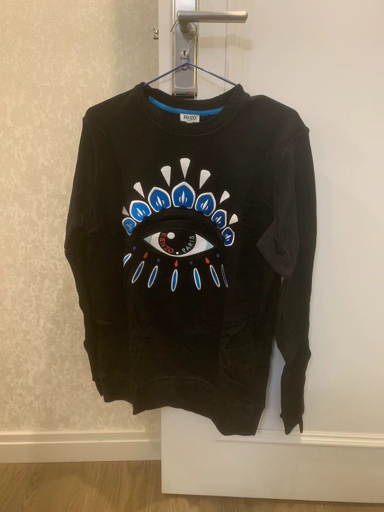 Kenzo KENZO Men's eye embroidery hoodie Size US S / EU 44-46 / 1 - 1 Thumbnail
