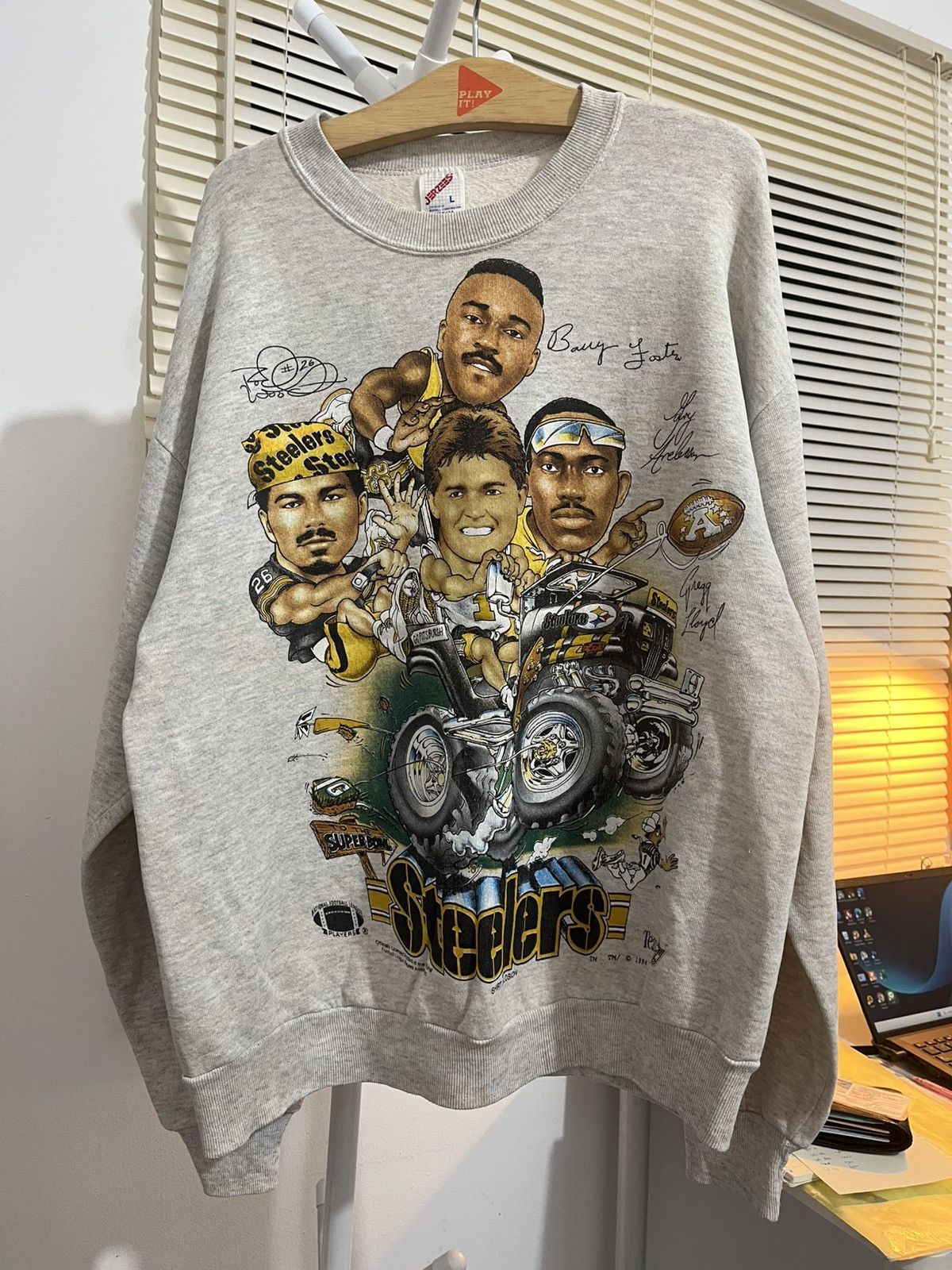 Jerzees NFL steeler super-bowl 1994 Size US L / EU 52-54 / 3 - 1 Thumbnail
