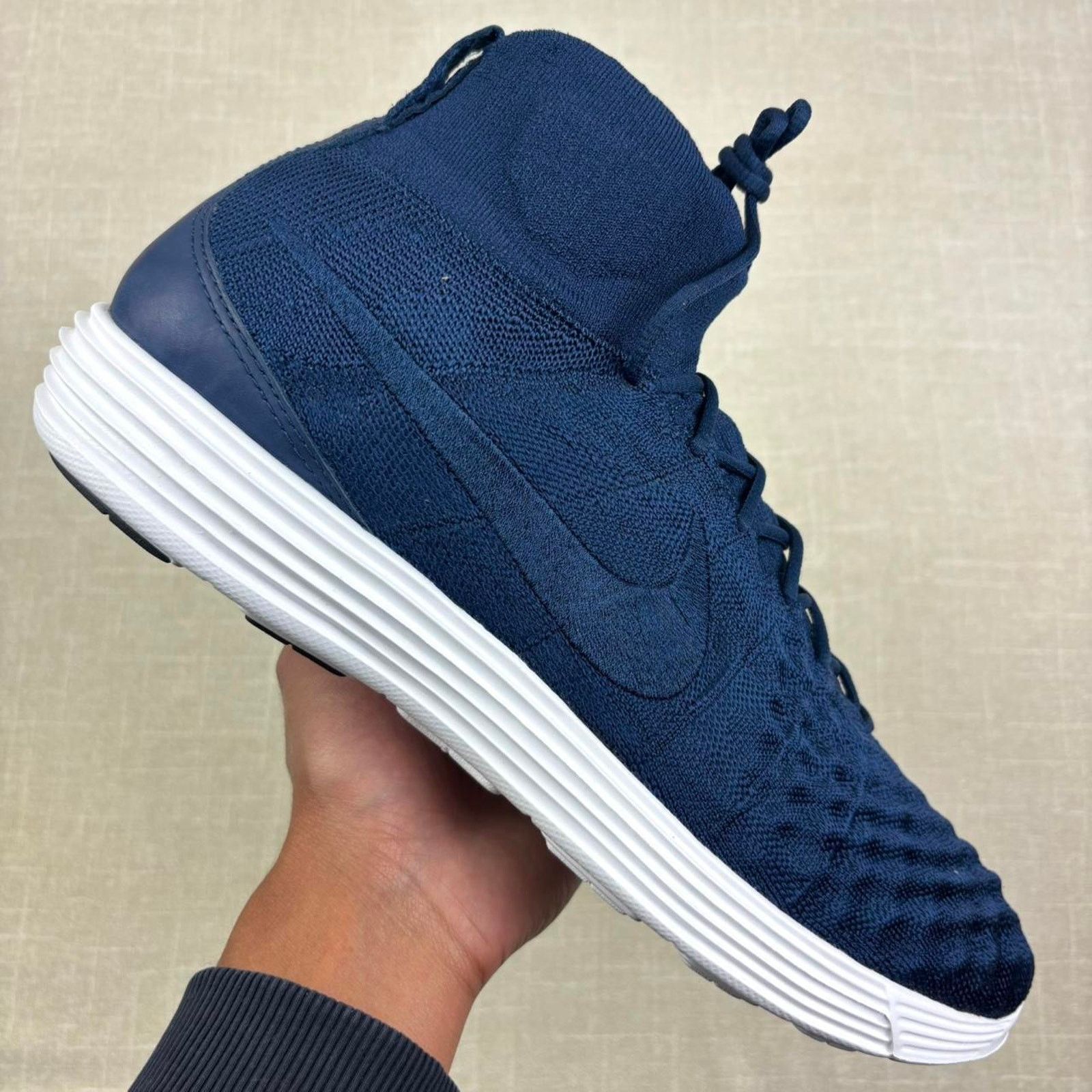 Nike 👔 2016 Nike Lunar Magista II Flyknit “College Navy” 13 Size US 13 / EU 46 - 1 Thumbnail