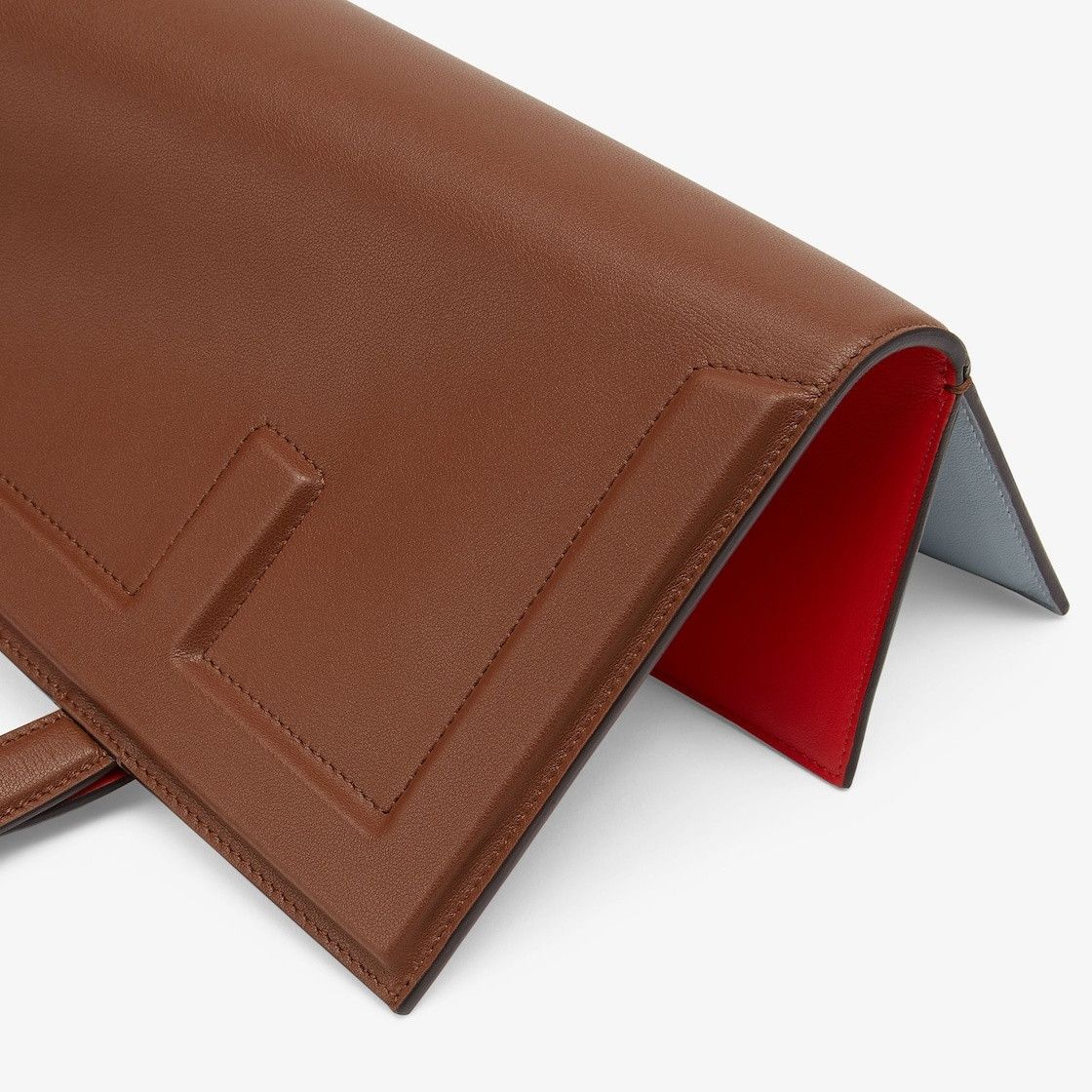 Fendi o1s1wg111224 Size: OS / Flip Medium Bag in Red & Brown Size ONE SIZE - 5 Thumbnail