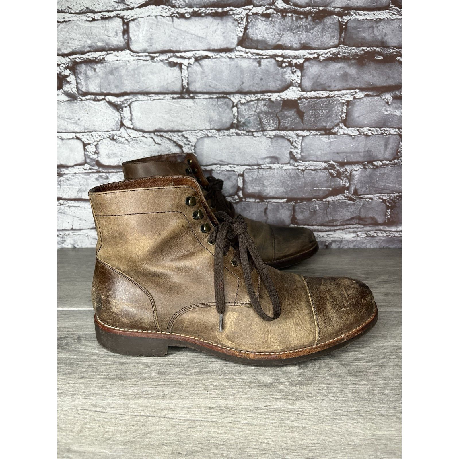 Warfield & Grand Warfield And Grand Mesa Brown Leather Lace Up Chukka Boots M Size US 8.5 / EU 41-42 - 18 Thumbnail