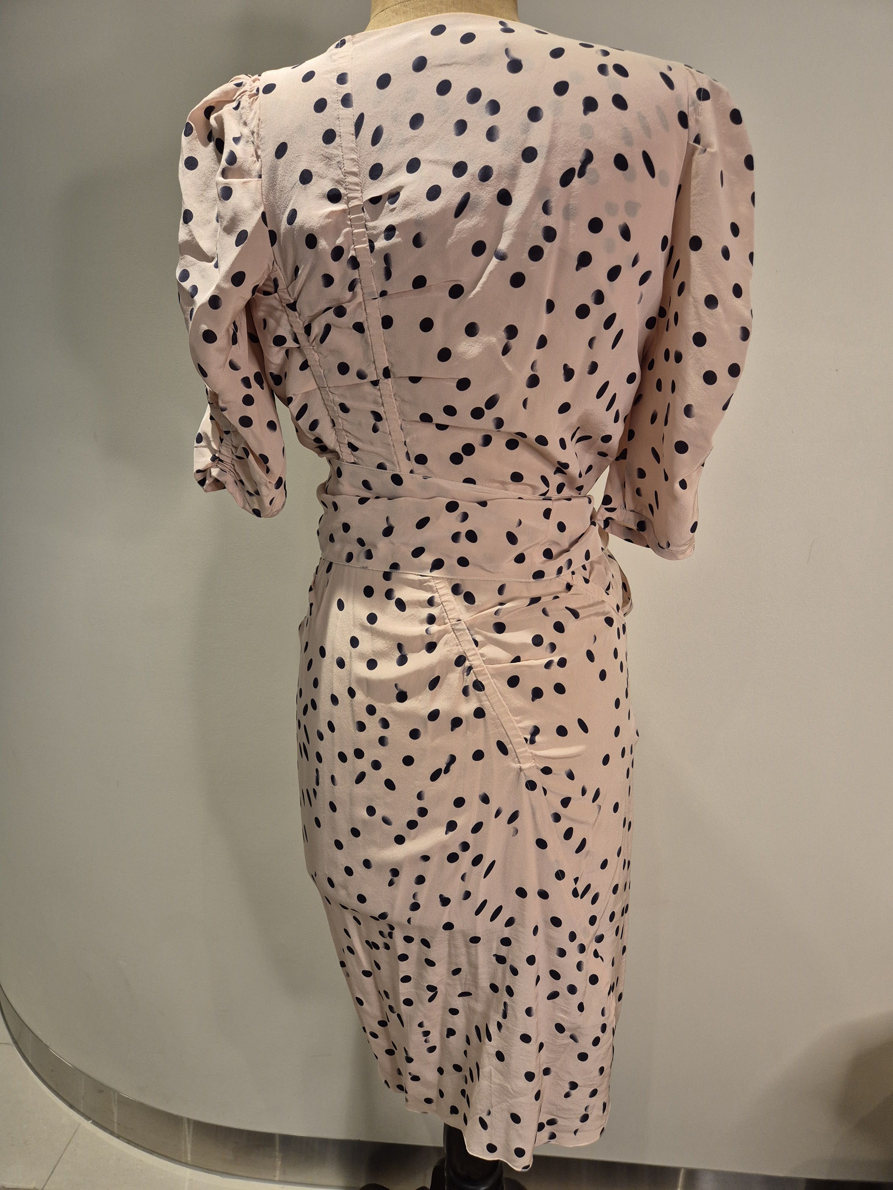 Sonia Rykiel Sonia Rykiel archive pink silk wrap bodice dress Size XS / US 0-2 / IT 36-38 - 2 Thumbnail