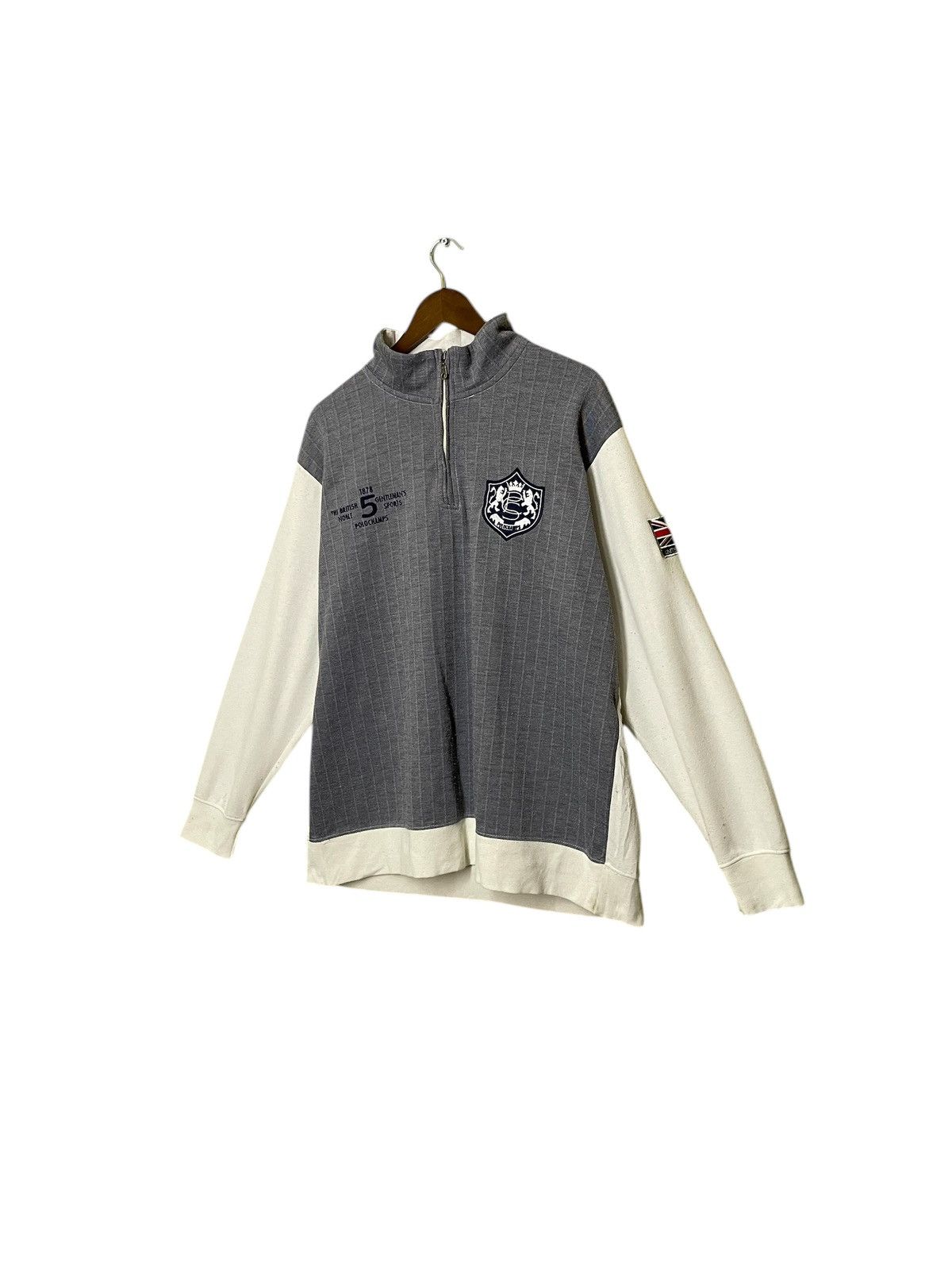 Other POLO CHAMPS half zipper embroidered smalll logo sweatshirt Size US XL / EU 56 / 4 - 2 Thumbnail
