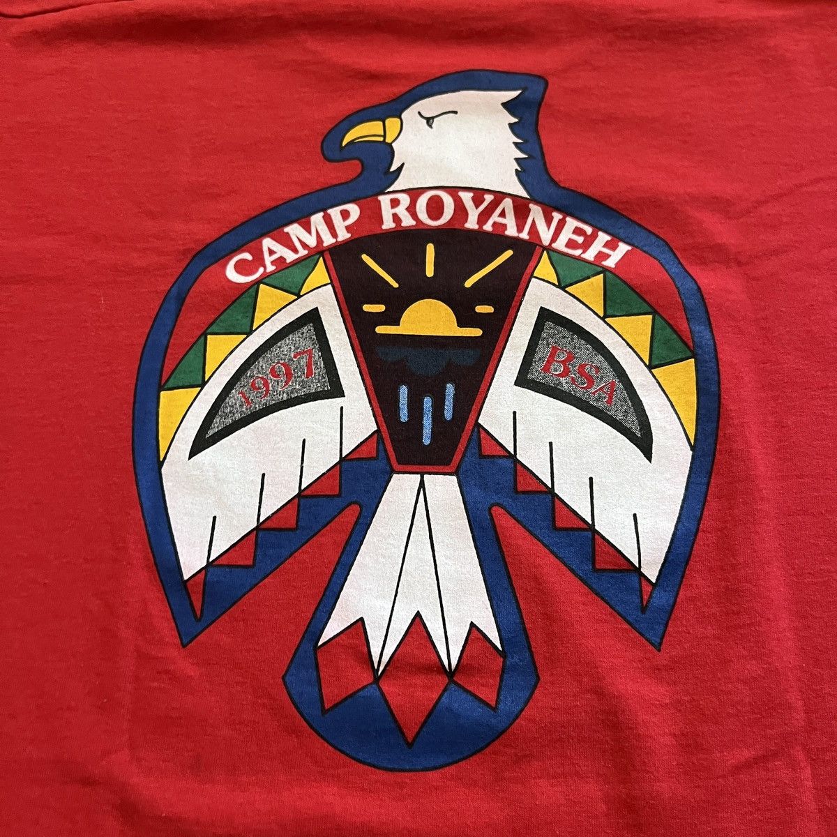Vintage Vintage 1997 Camp Royaneh BSA Boy Scouts of America shirt Size US L / EU 52-54 / 3 - 2 Thumbnail