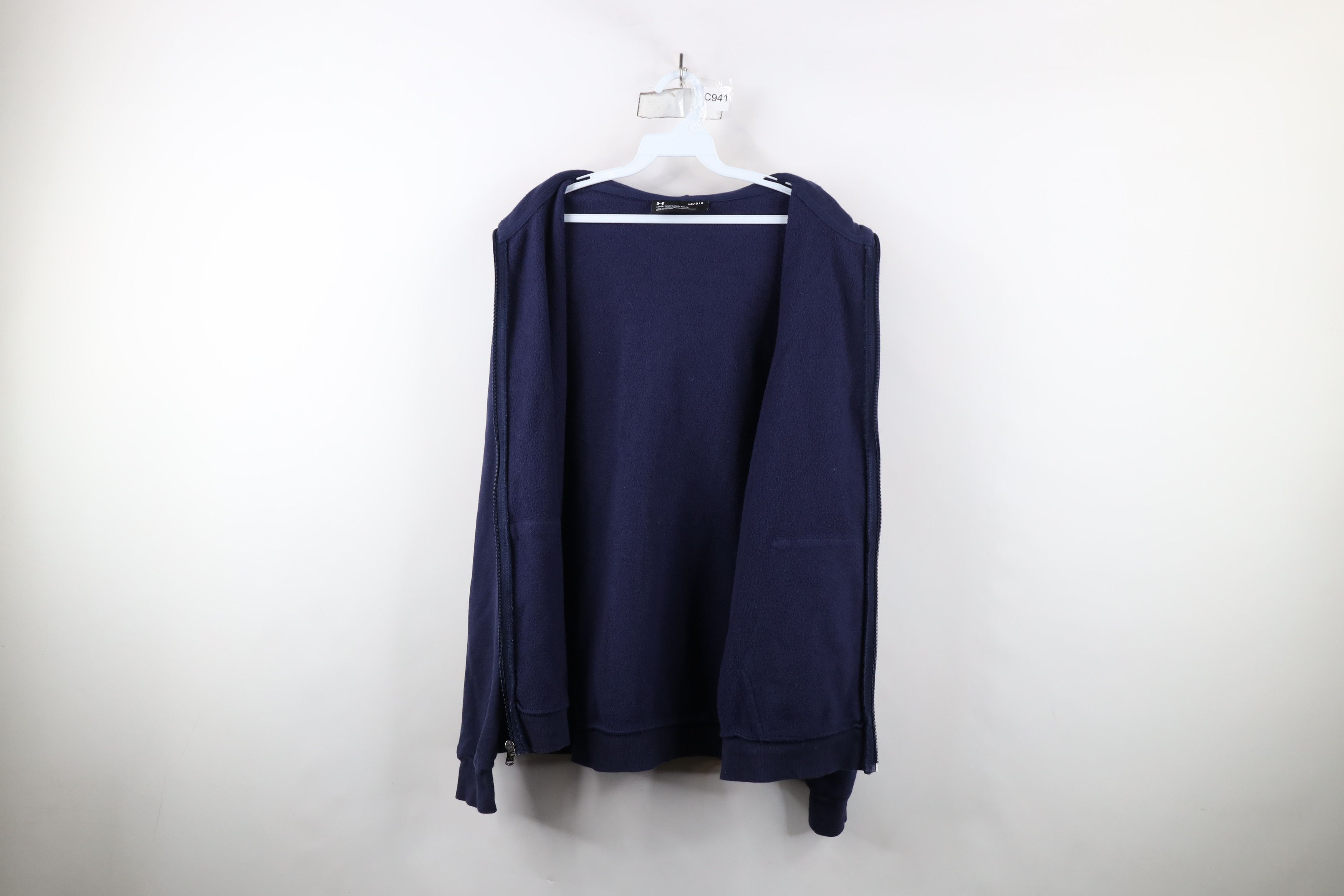 Under Armour × Vintage Under Armour Spell Out Notre Dame University Full Zip Hoodie Size US L / EU 52-54 / 3 - 10 Thumbnail