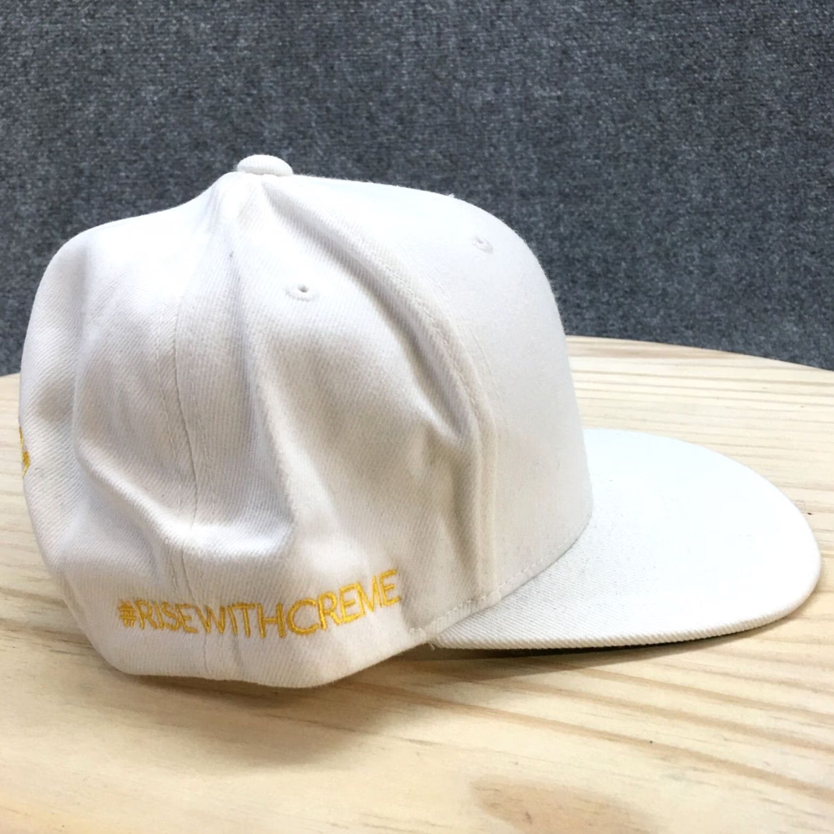 Vintage Yupoong Snapback Mens One Size White Creme De Canna California est 2010 Cap Hat Shipped Quickly Size ONE SIZE - 5 Thumbnail