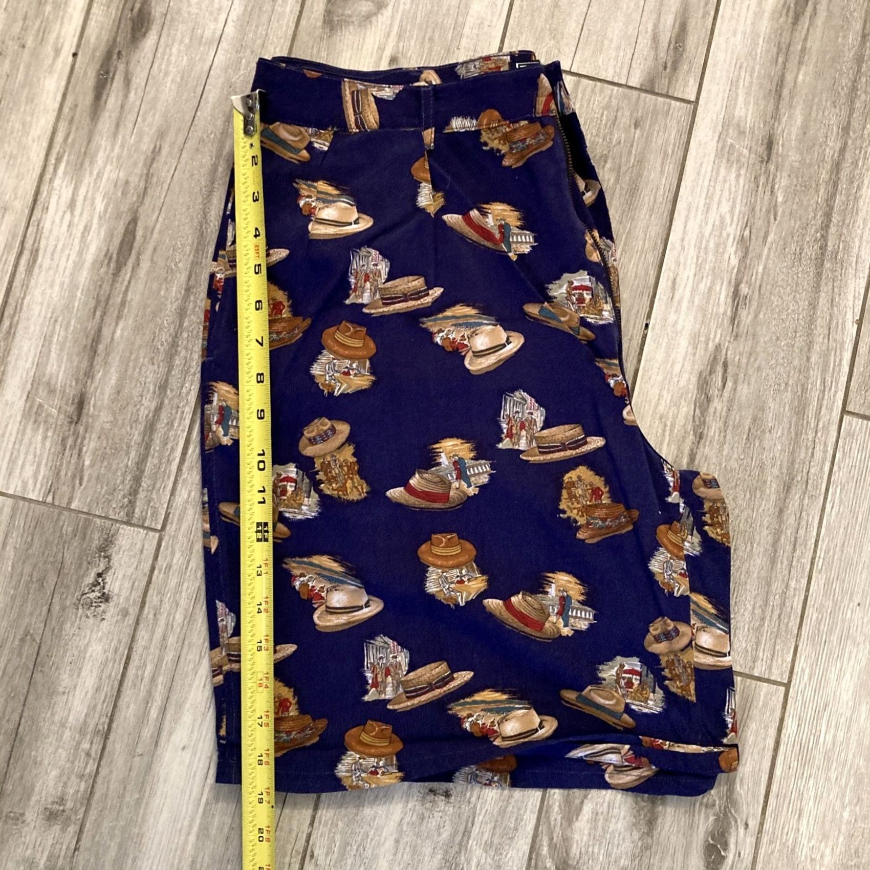 Polo Ralph Lauren VINTAGE Polo Ralph Lauren USA All Over Print Bermuda Shorts 34 Men's Blue RARE Size US S / EU 44-46 / 1 - 8 Thumbnail