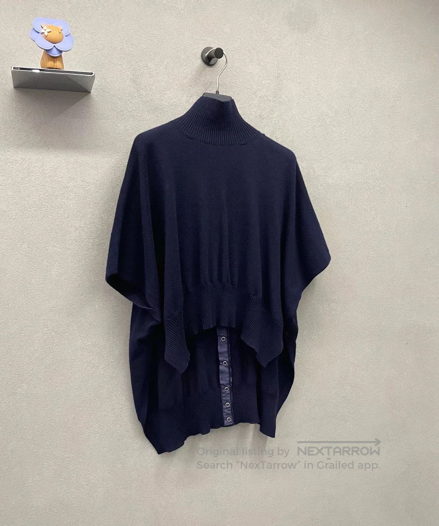 Louis Vuitton LV Navy Blue Knit Sweater. Size M / US 6-8 / IT 42-44 - 3 Thumbnail