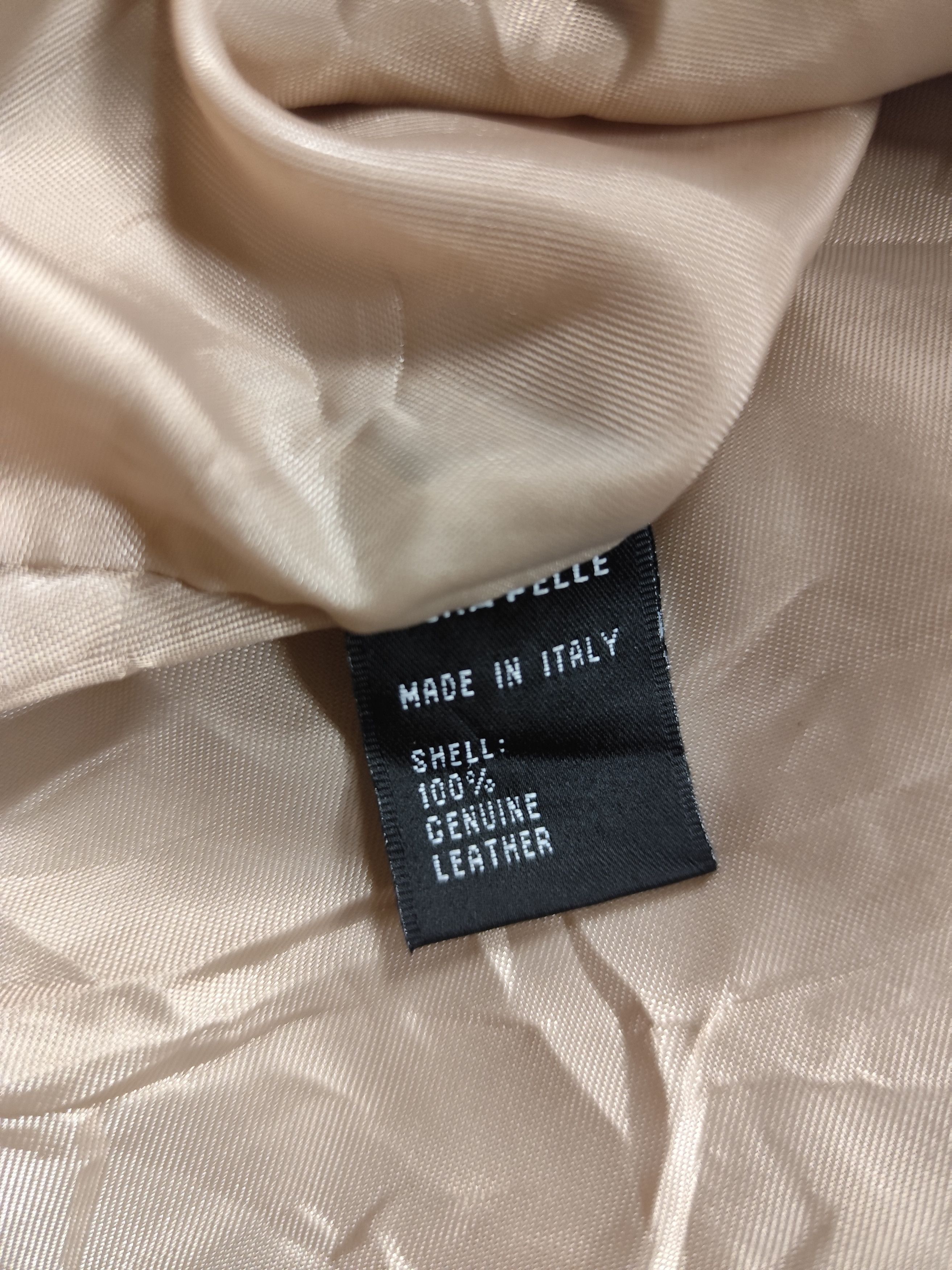 Vera Pelle Vera Pelle Button Ups 100% Genuine Leather Made In Italy Size S / US 4 / IT 40 - 8 Thumbnail