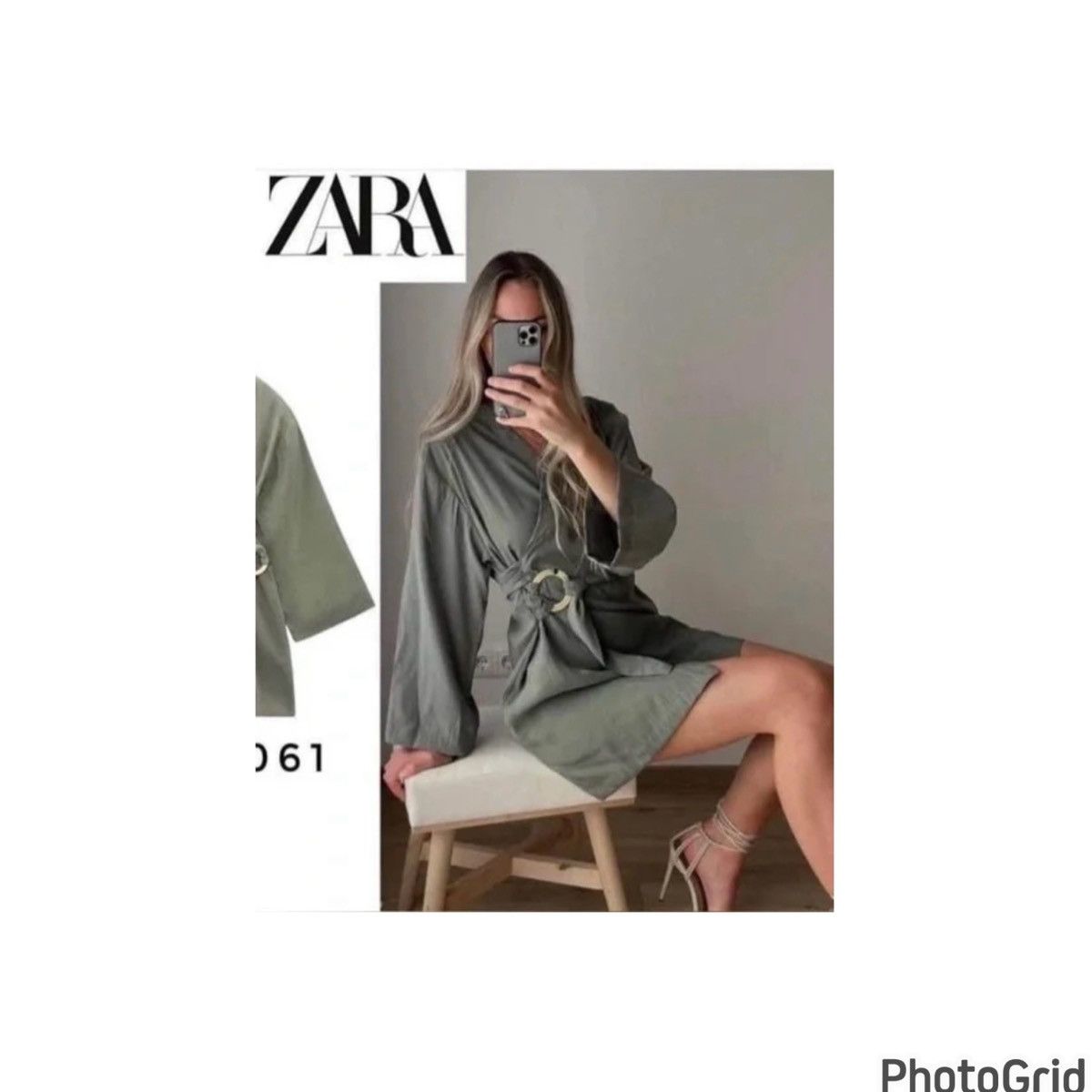 Zara ZARA Wrap Dress Size L / US 10 / IT 46 - 1 Thumbnail
