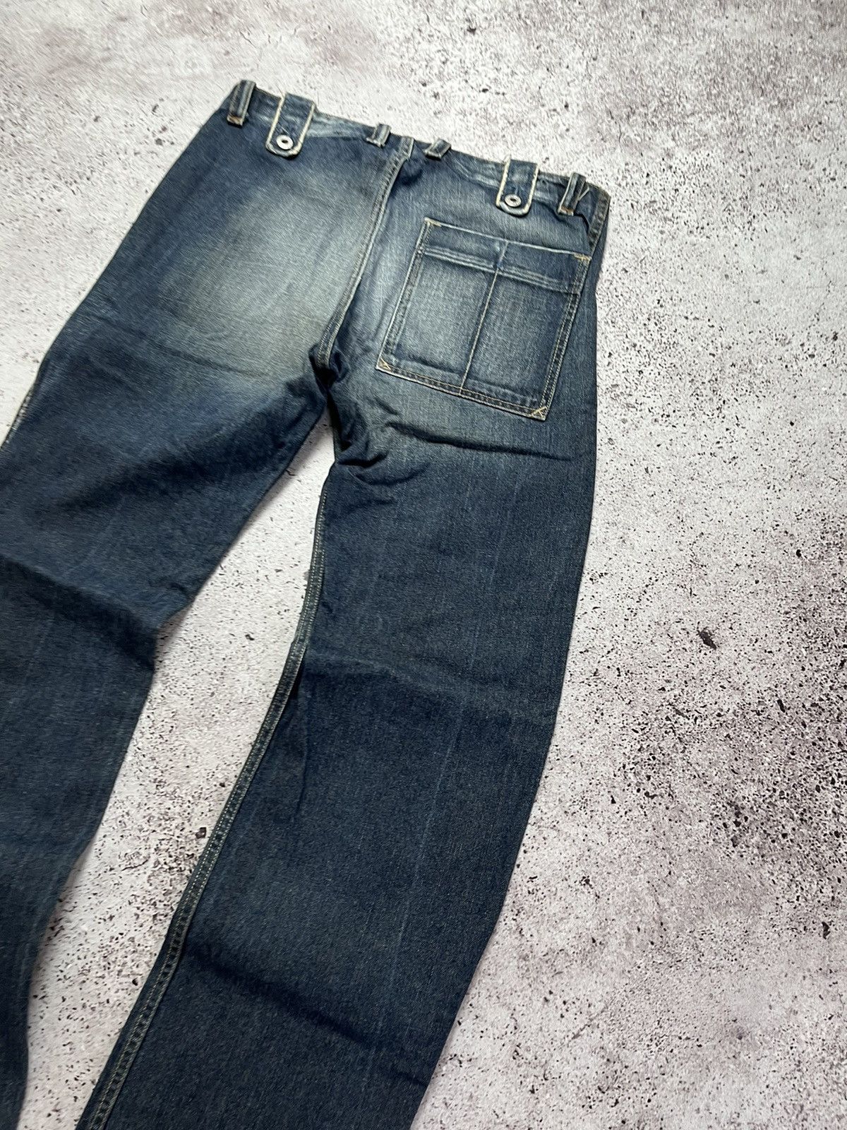 Diesel × Vintage 🫀Vintage Diesel Jeans Big Logo JNCO Style Size US 32 / EU 48 - 7 Thumbnail