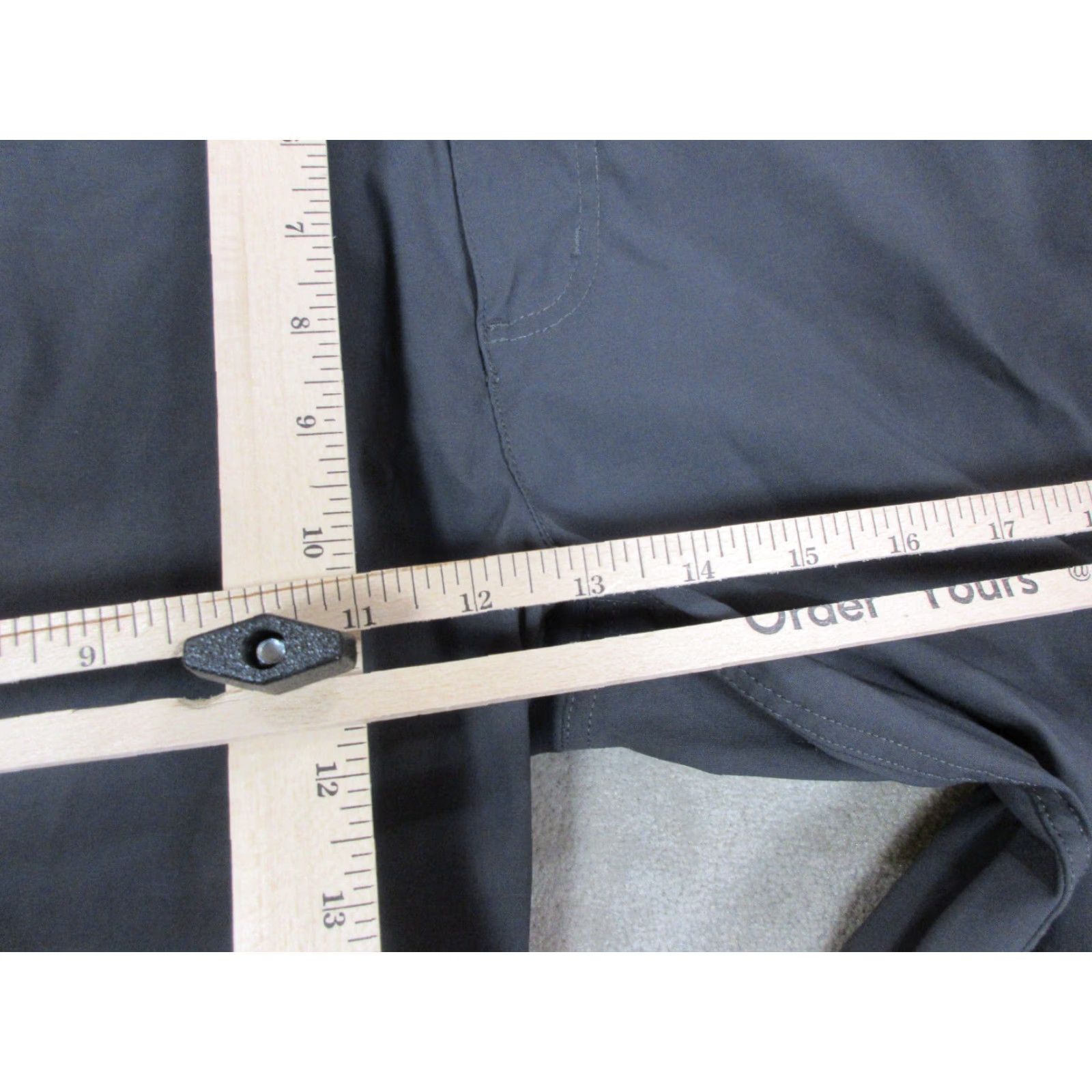 Eddie Bauer Eddie Bauer Shorts Mens 30 Gray Chino Hiking Travel Outdoors Lightweight Nylon Spandex Pockets Logo Regular Fall Spring Summer Winter Outdoor Mens Size US 30 / EU 46 - 4 Thumbnail