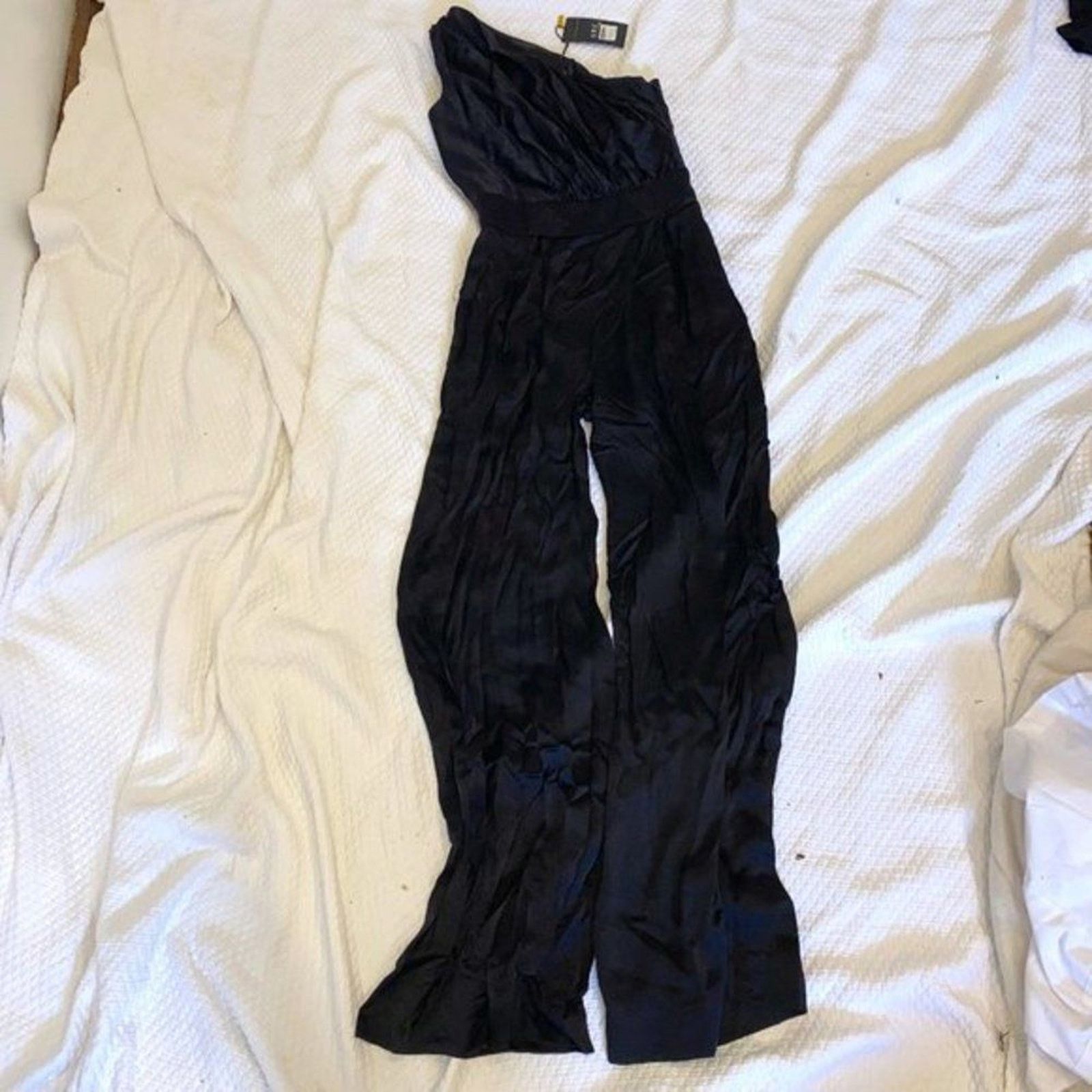 Other ABS Black One Shoulder Jumpsuit | Sz 4, NWT Size 27" / US 4 / IT 40 - 2 Thumbnail