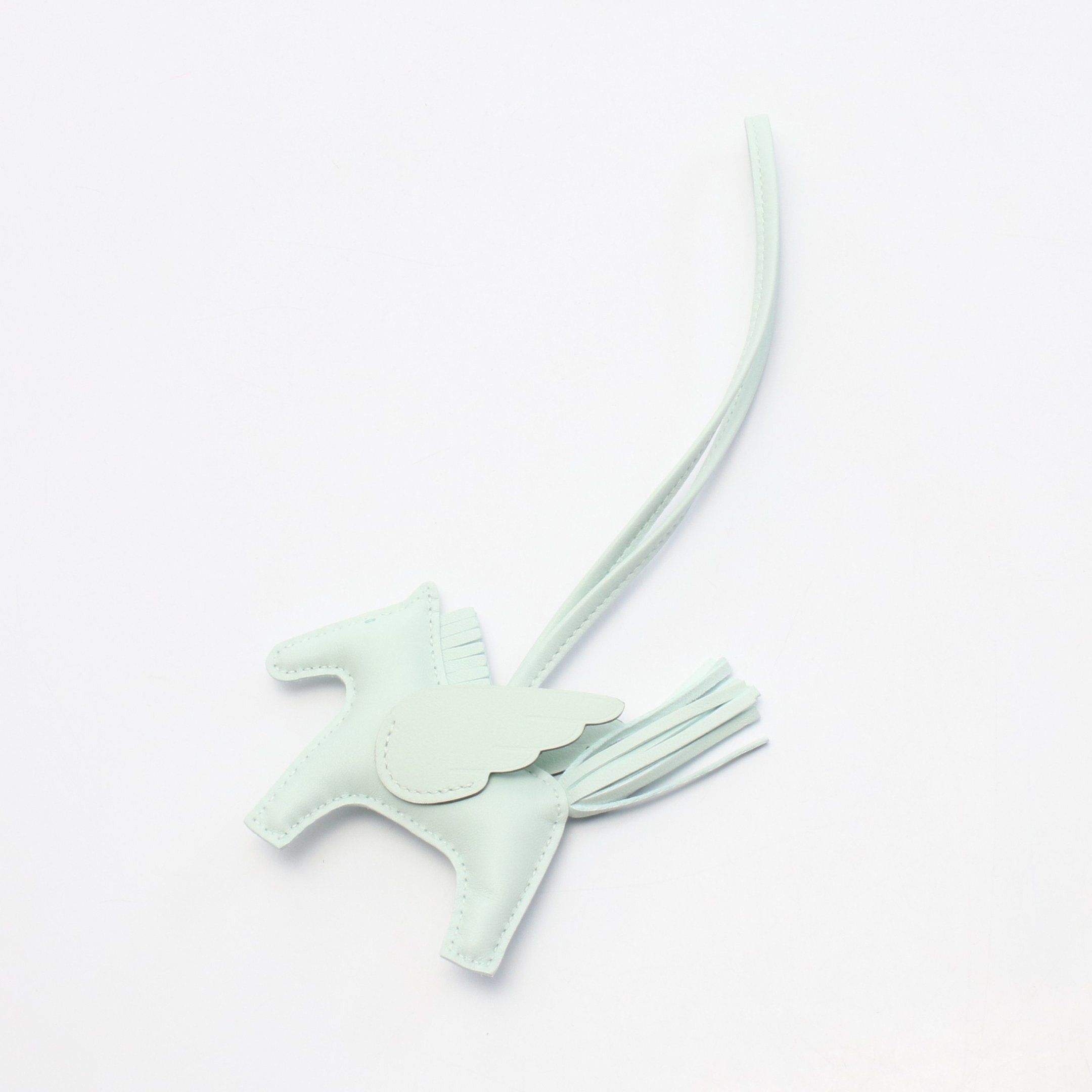 Hermes Hermes Rodeo Pegasus Pm Vert Peppermint Bag Charm Aagneau Veau Swift Light Green Double Engraved Size ONE SIZE - 1 Thumbnail