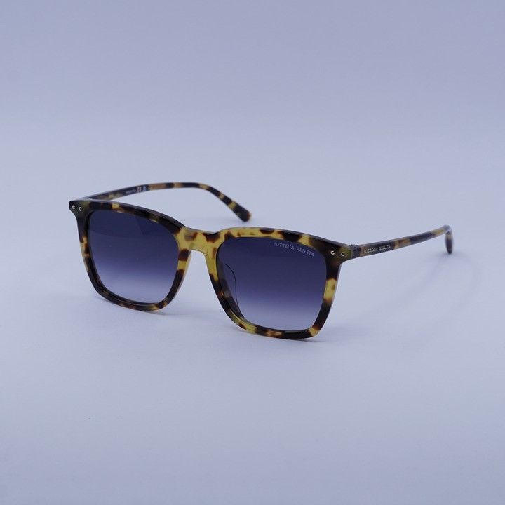 BOTTEGA VENETA - NEW - BV0251SA Havana Tortoise Blue Gradient Sunglasses Bottega Veneta Bv0251sa 005 Square Sunglasses - Blue  main image 2