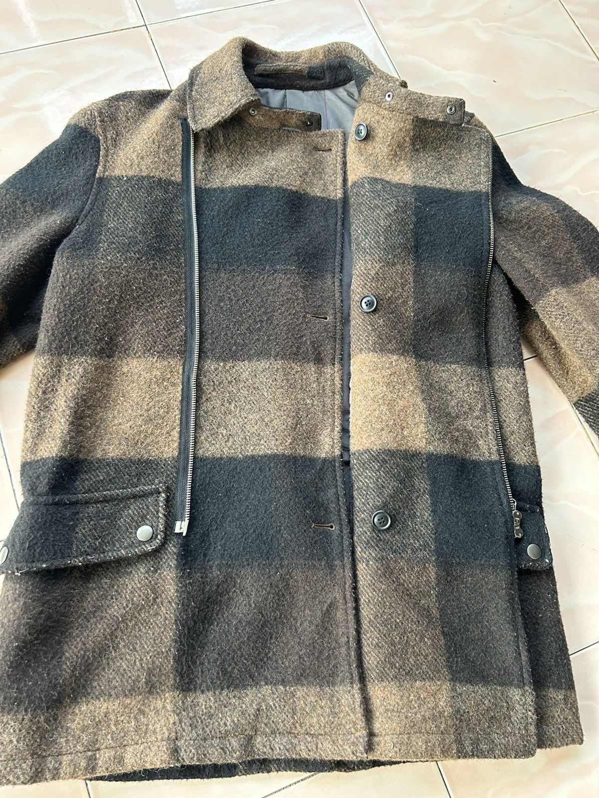 Japanese Brand × PPFM PPFM Slank Pocket Wool Jacket Size US L / EU 52-54 / 3 - 4 Thumbnail