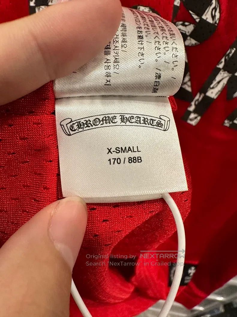 Chrome Hearts CHROME HEARTS Size XS Mattyboy red hockey suit short sleeve Size US XS / EU 42 / 0 - 5 Thumbnail