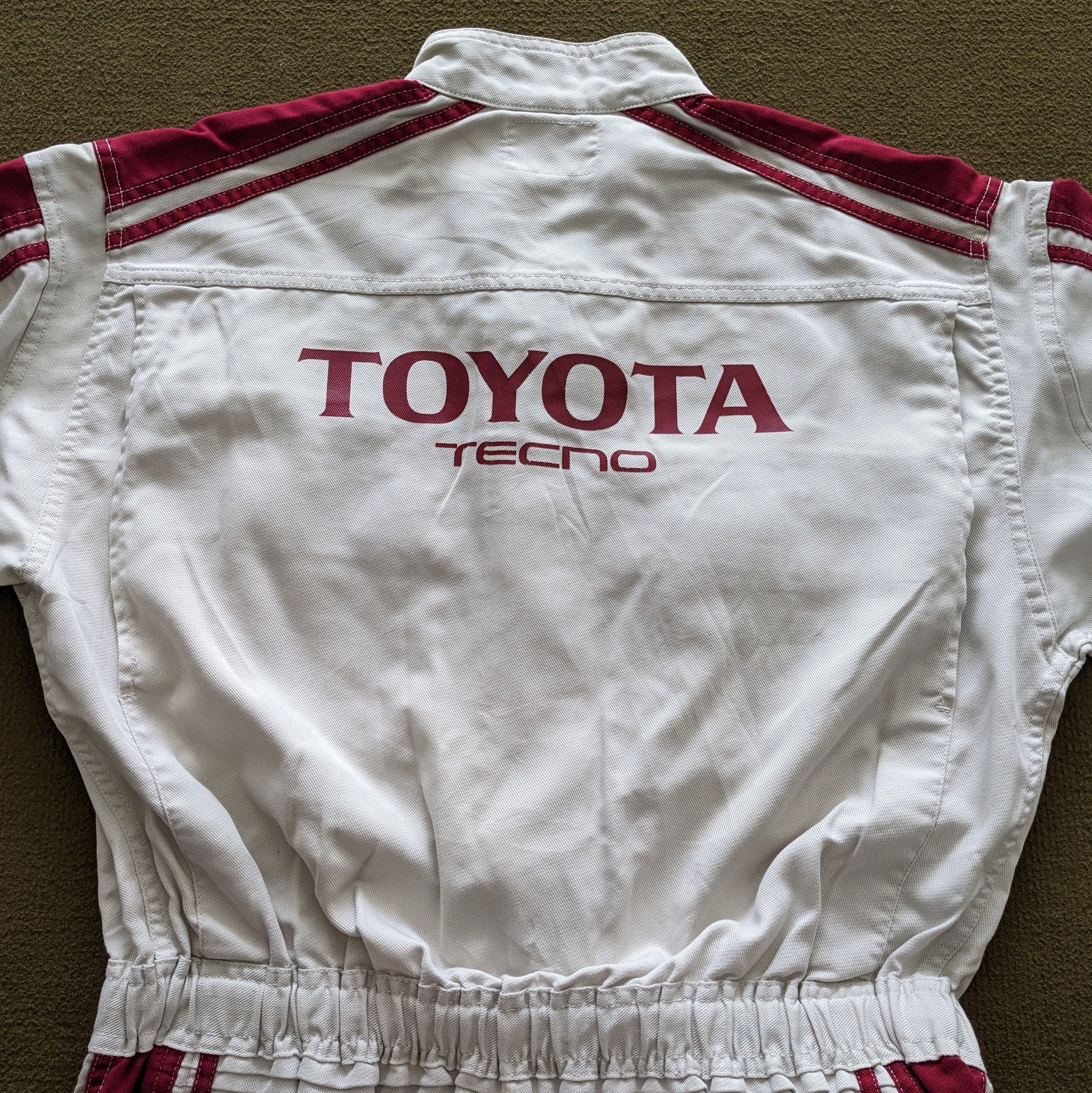 Vintage Vintage TOYOTA Motorsports Racing Coverall Workwear Jacket Size US XL / EU 56 / 4 - 2 Thumbnail
