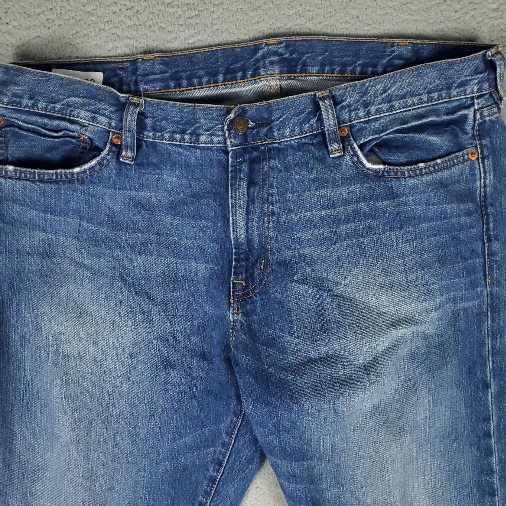 Vintage Denim & Supply Ralph Lauren Jeans Mens 38x32 Blue Straight Leg 5-Pocket Design Regular Waist Blue Denim Pants Jeans Mens #1 Size US 38 / EU 54 - 2 Thumbnail
