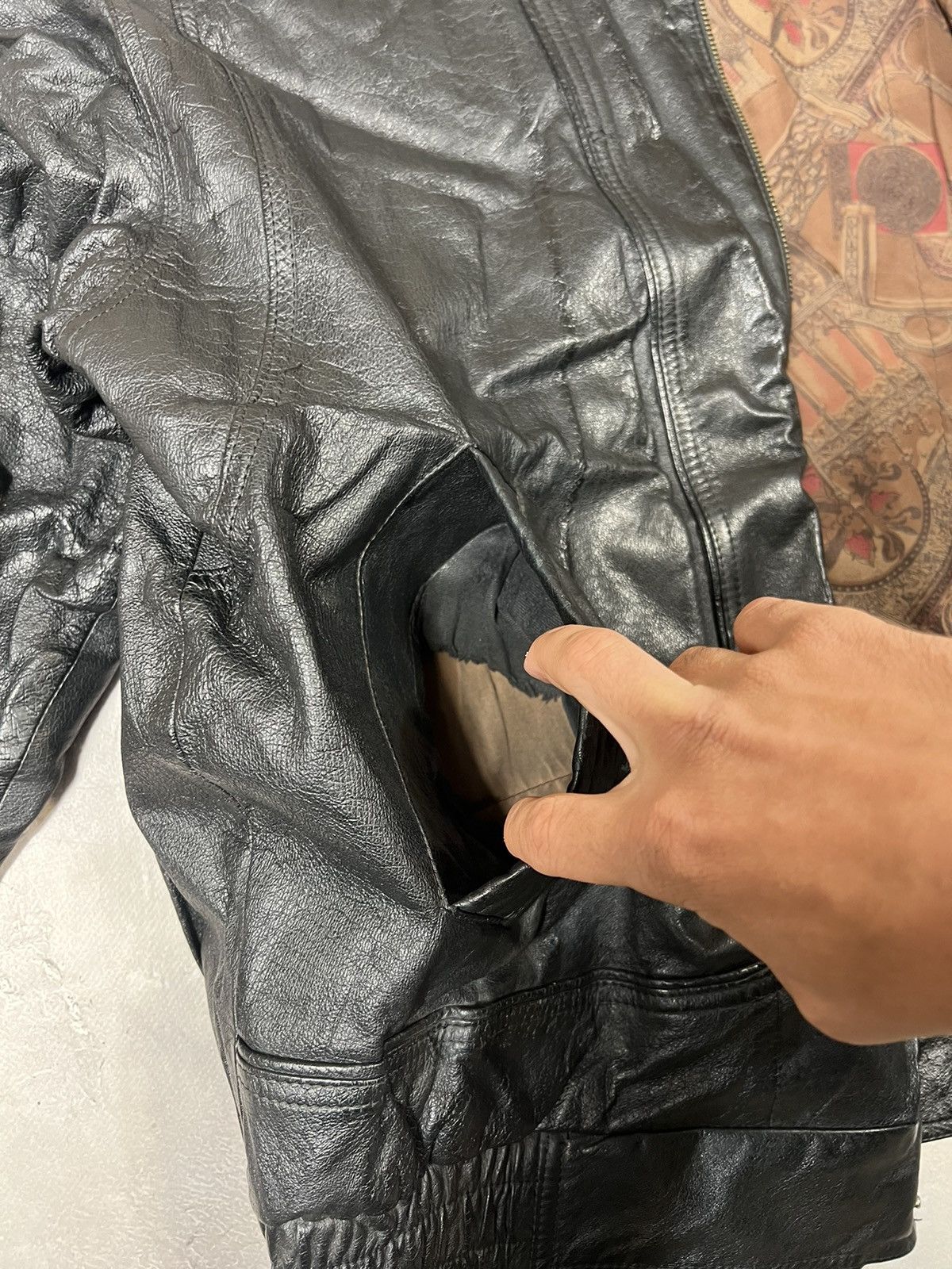 Vintage Vintage Y2k Leather Jacket Size US M / EU 48-50 / 2 - 7 Thumbnail