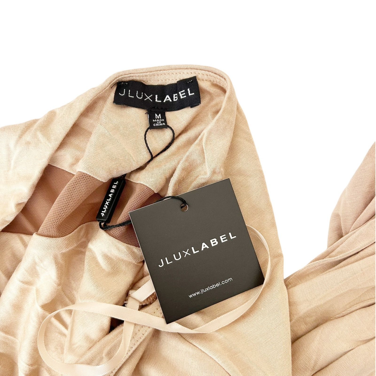 Other JLuxLabel Tan One Shoulder Dress Sz M Size M / US 6-8 / IT 42-44 - 3 Thumbnail