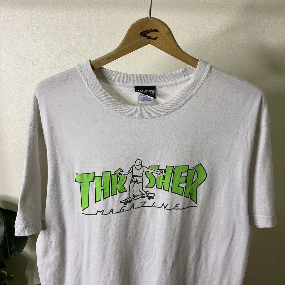 Thrasher × Vintage Vintage Y2K Thrasher Skateboard Magazine Tee Size US L / EU 52-54 / 3 - 2 Thumbnail