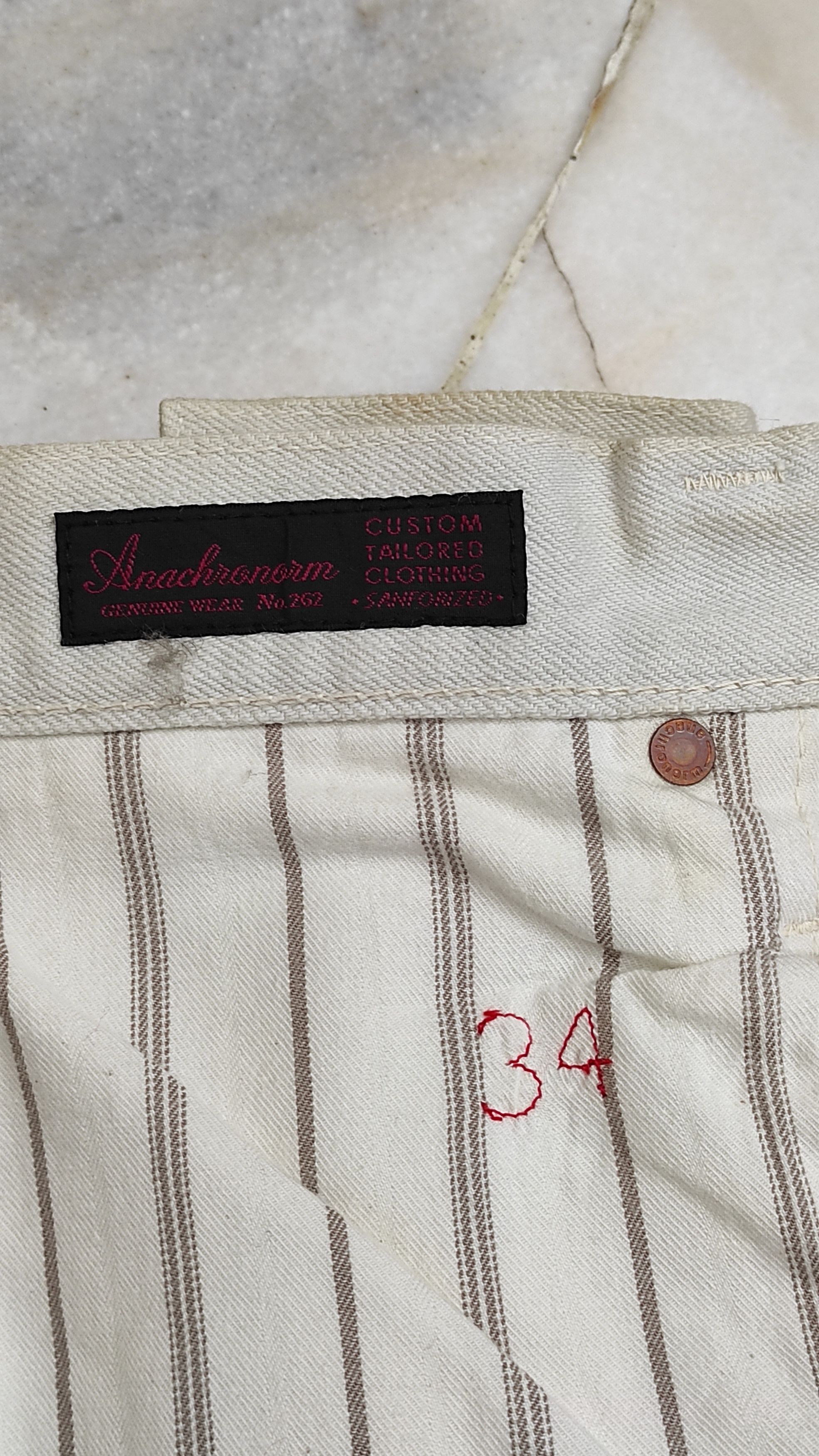 ANACHRONORM Archive Anachronorm ANC No.262 selvedge Jeans sanforized Size US 34 / EU 50 - 3 Thumbnail