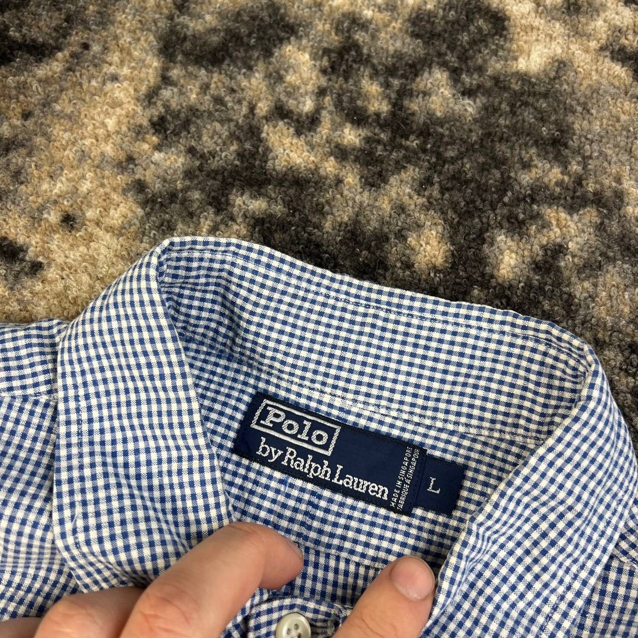 Polo Ralph Lauren Polo Ralph Lauren Vintage Luxury Button Up Checkered Shirt Size US L / EU 52-54 / 3 - 5 Thumbnail