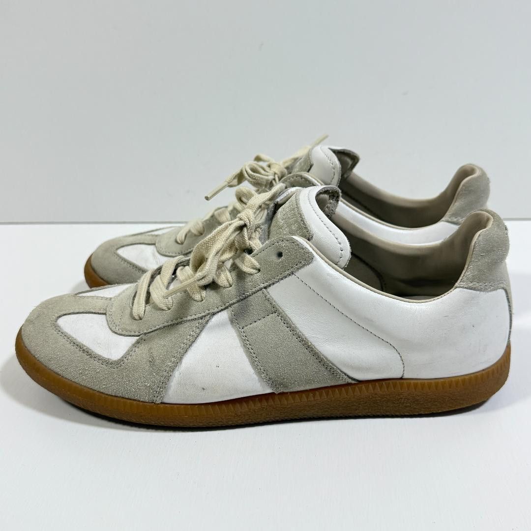 Maison Margiela Maison Margiela German Trainer White / Gray 40 Size US 7 / EU 40 - 2 Thumbnail