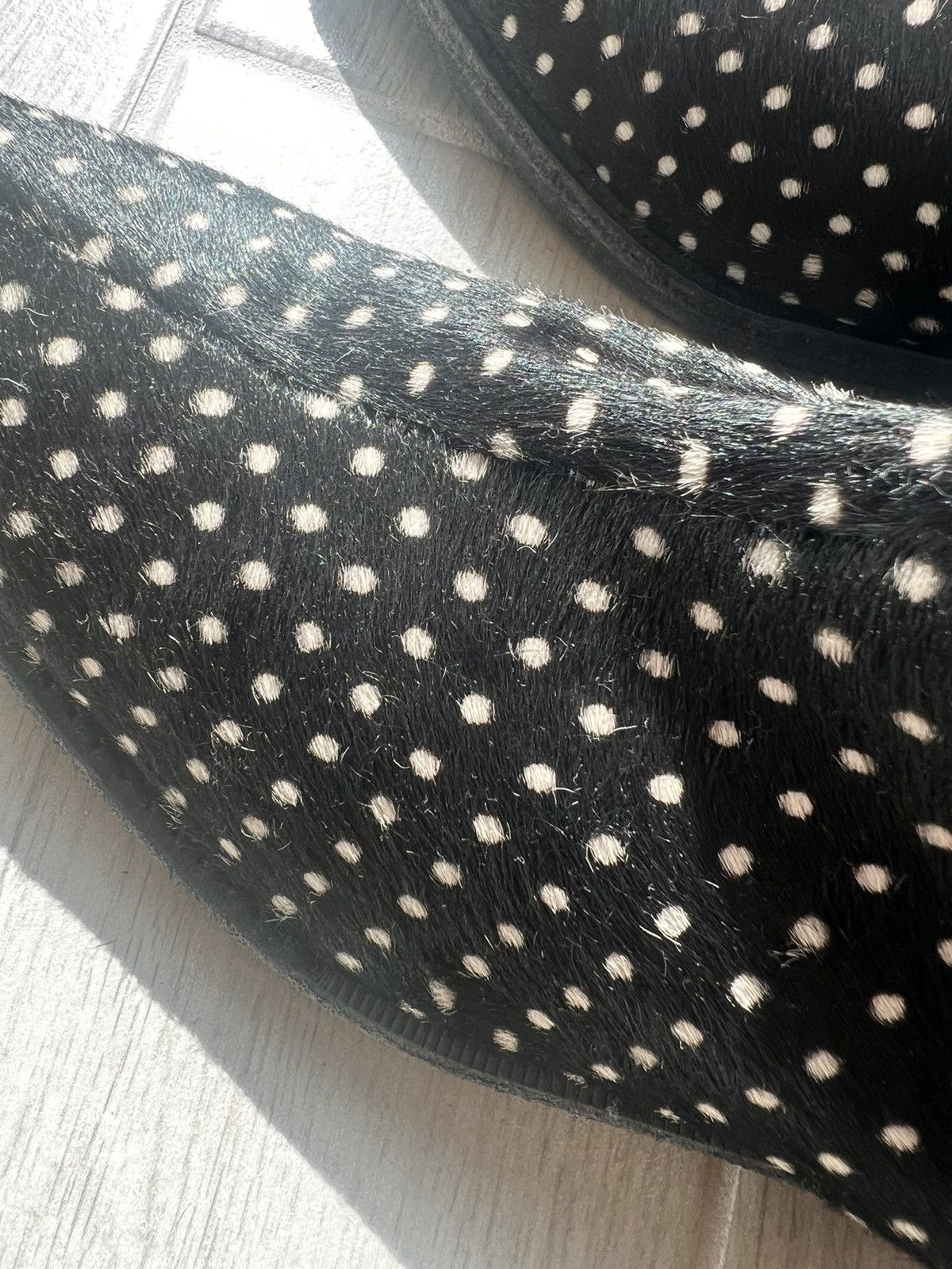 Haider Ackermann Haider Ackermann black polka dot Elasticated Chelsea boots Size US 10 / EU 43 - 20 Thumbnail