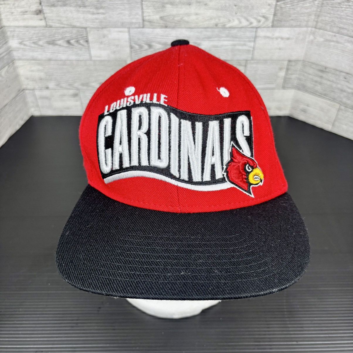 Zephyr Louisville Cardinals Spellout Hat Cap Mens Zephyr Snapback Size ONE SIZE - 1 Thumbnail