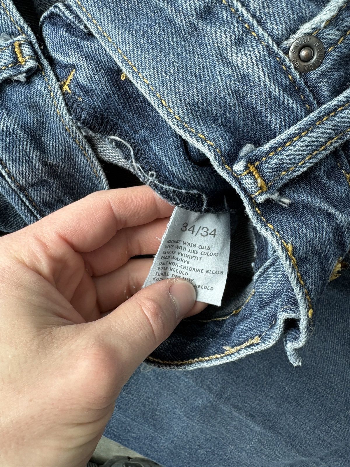 Nautica Vintage Y2K Nautica Carpenter Jeans Baggy Fit 34x34 Size US 34 / EU 50 - 9 Thumbnail