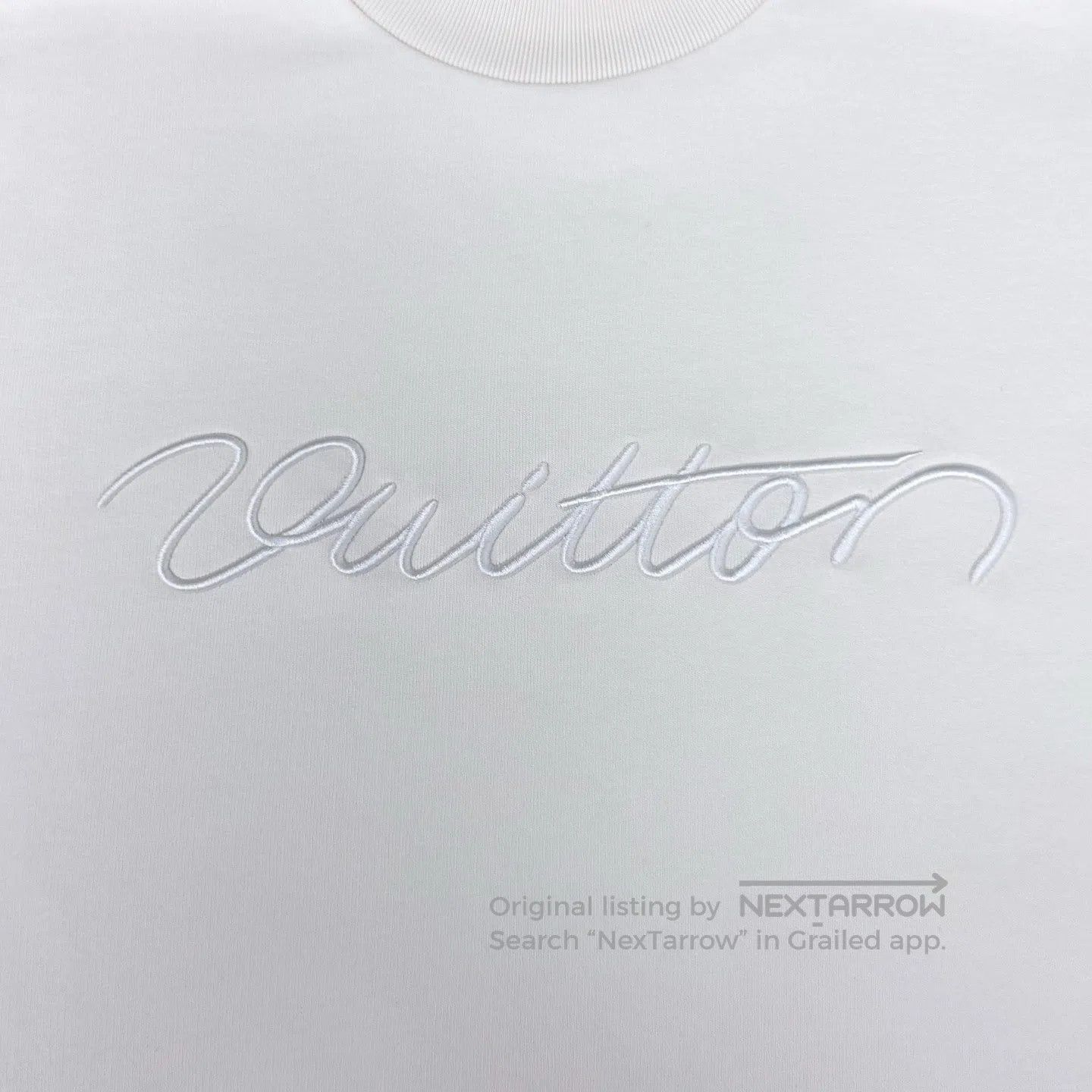 Louis Vuitton Louis Vuitton Off-White Embroidered Signature Letter Logo Size US M / EU 48-50 / 2 - 4 Thumbnail