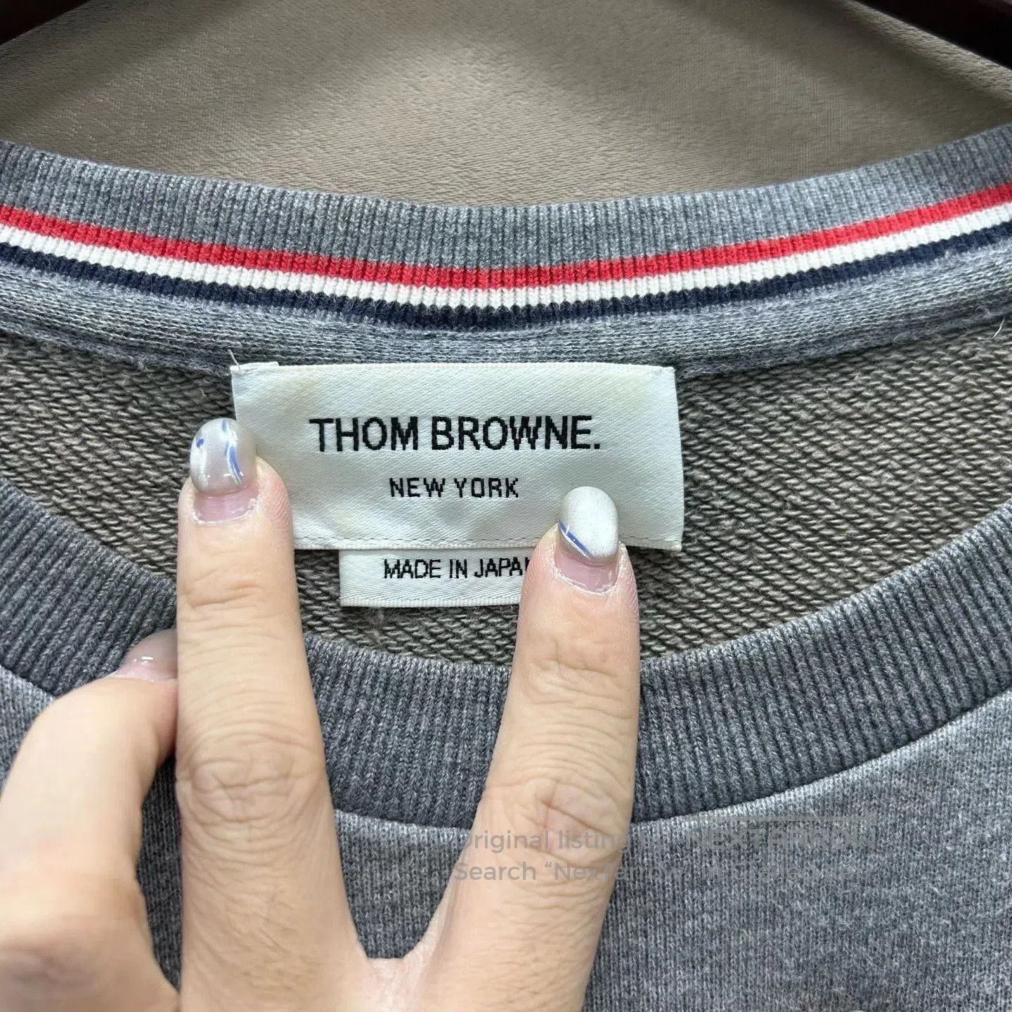 thom browne gray four.