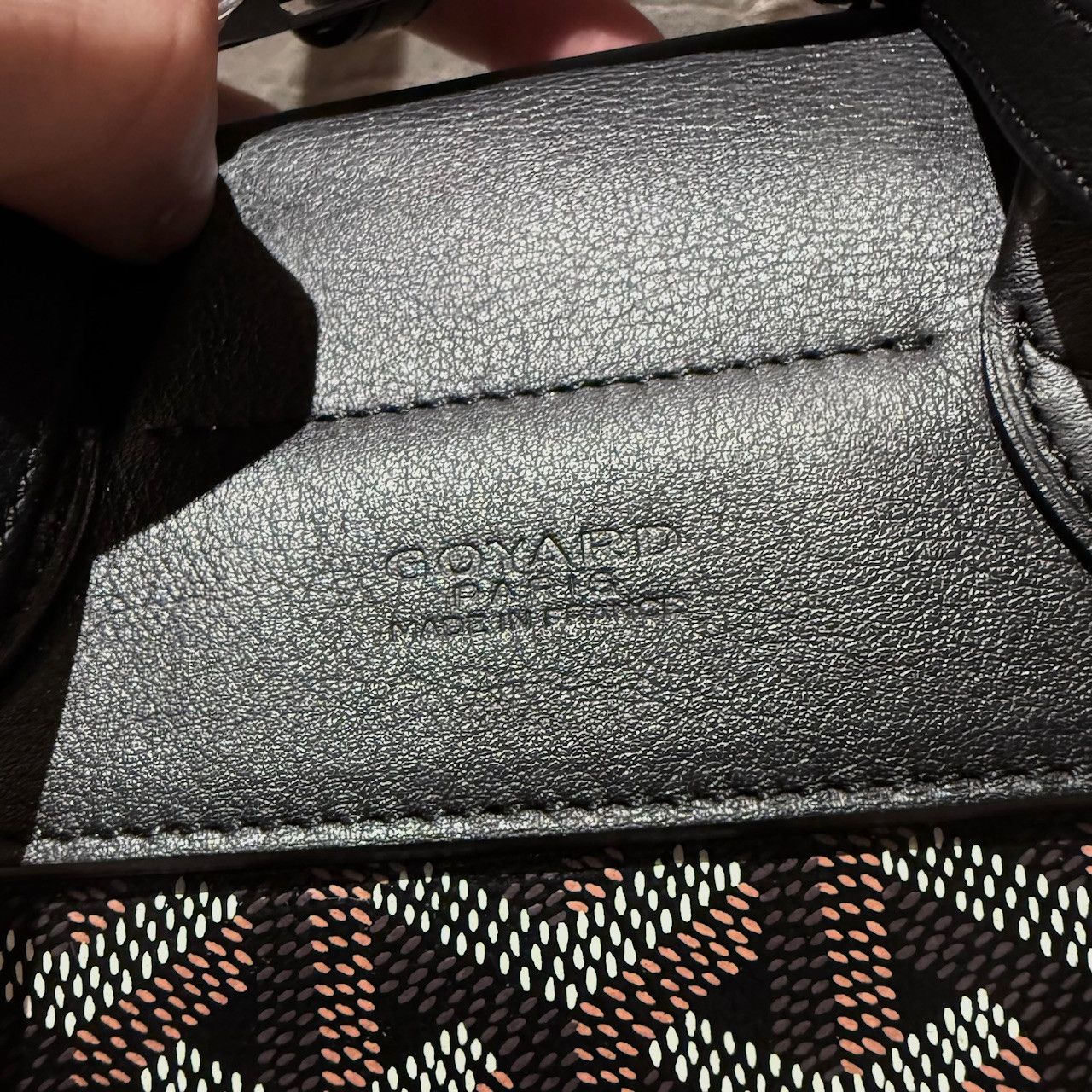 Goyard Goyard 2019 Black Goyardine Mini Alpin Convertible Backpack Size ONE SIZE - 17 Thumbnail