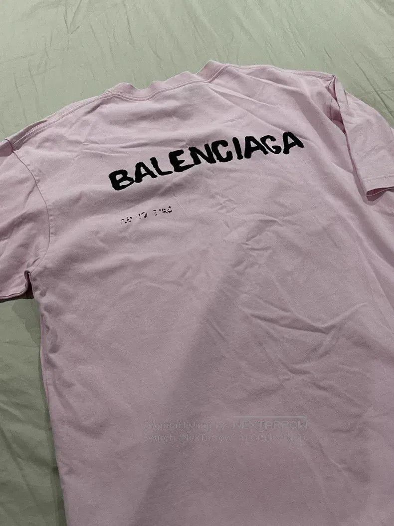 Balenciaga Balenciaga Pink Short Sleeve Size US XS / EU 42 / 0 - 2 Thumbnail